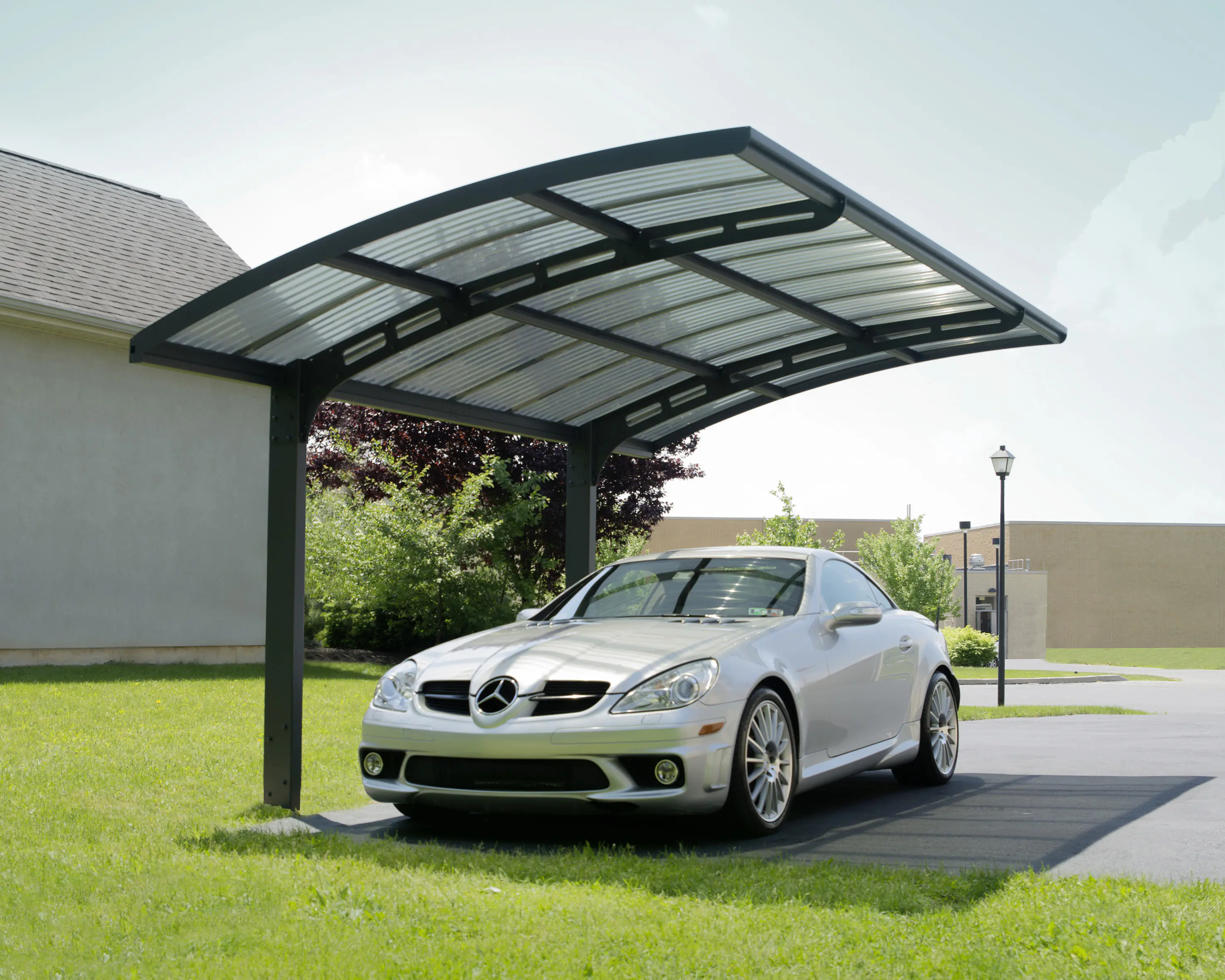 Canopia Carport Arizona Wave 5000 Grau Alu 495 x 289 cm Canopia Carport Arizona Wave 5000 Grau Alu 495 x 289 cm