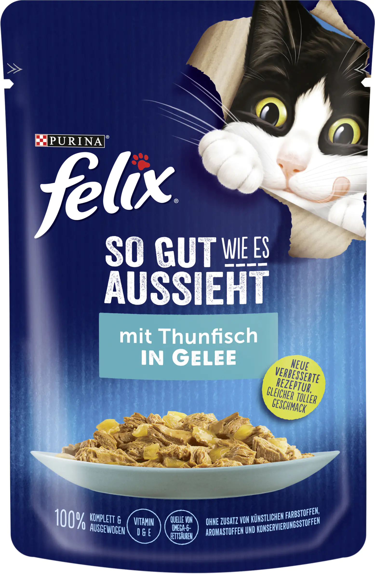 7613036894784 Felix So gut wie es aussieht in Gelee mit Thunfisch 85 g