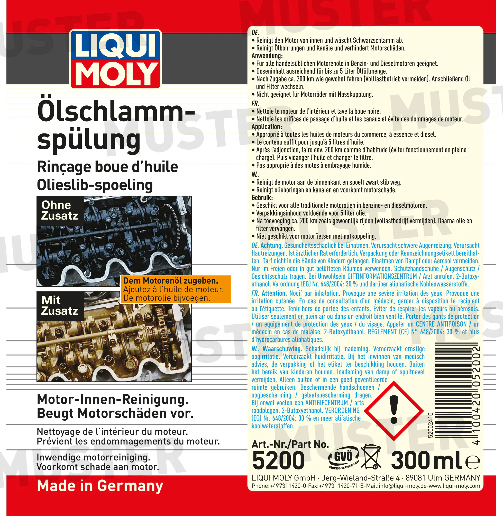 Liqui Moly Ölschlammspülung 300 ml