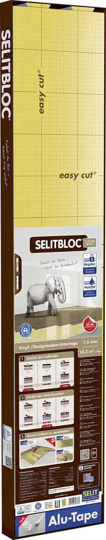 Selitbloc GripTec Vinyl- Designboden-Unterlage Faltplatte 1,5 mm stark Selitbloc GripTec Vinyl- Designboden-Unterlage Faltplatte 1,5 mm stark