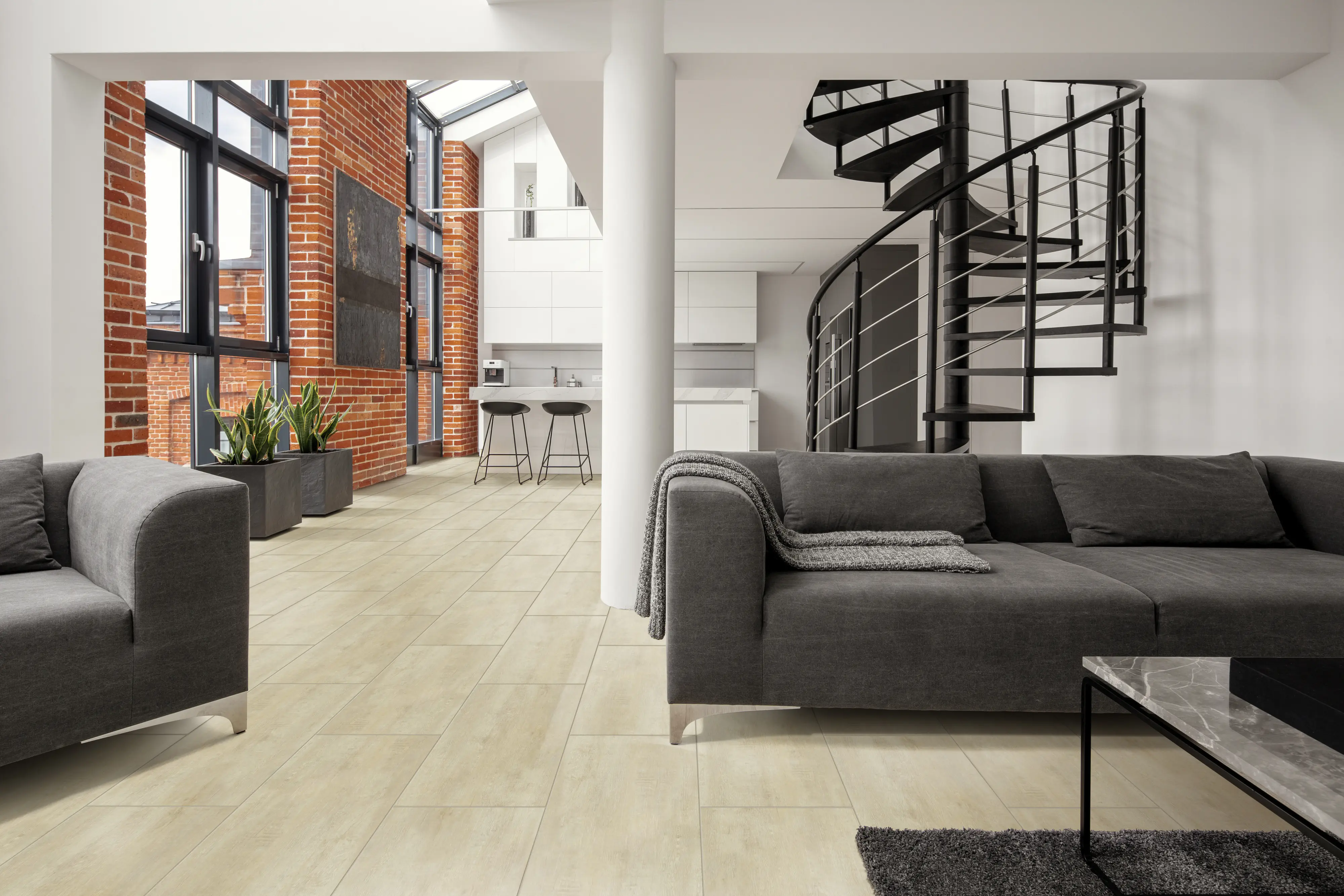 Bodenfliese Feinsteinzeug Country 31 x 62 cm Betulla