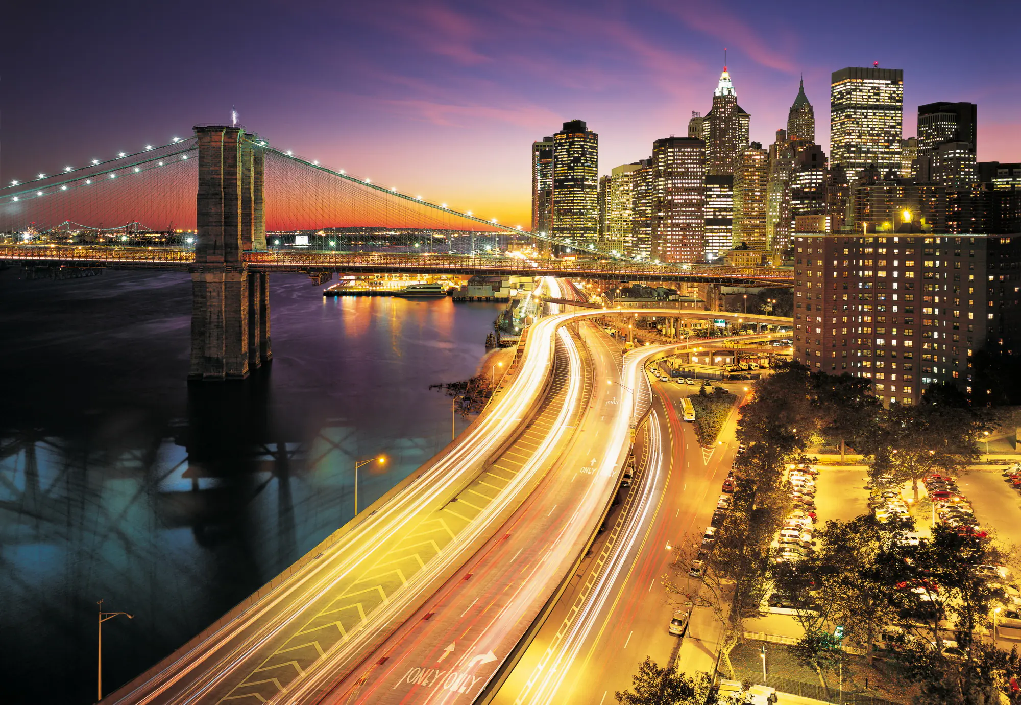 Komar Fototapete NYC Lights 368 x 254 cm 