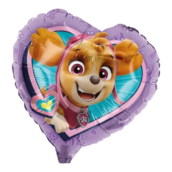 Folienballon Paw Patrol Skye Herz 45 cm Folienballon Paw Patrol Skye Herz 45 cm