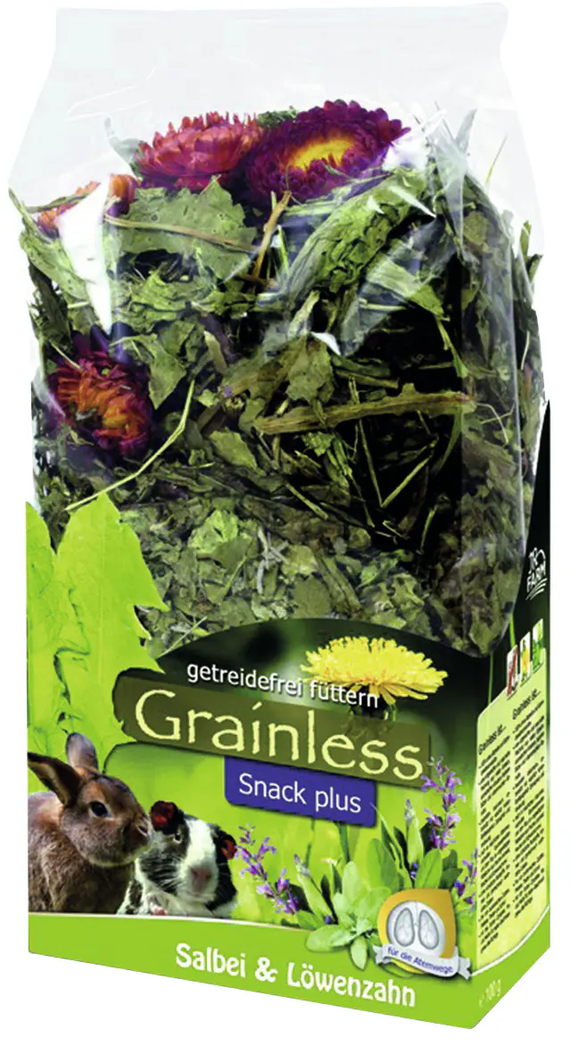 JR Farm Grainless Plus Nagersnack 100 g Salbei & Löwenzahn