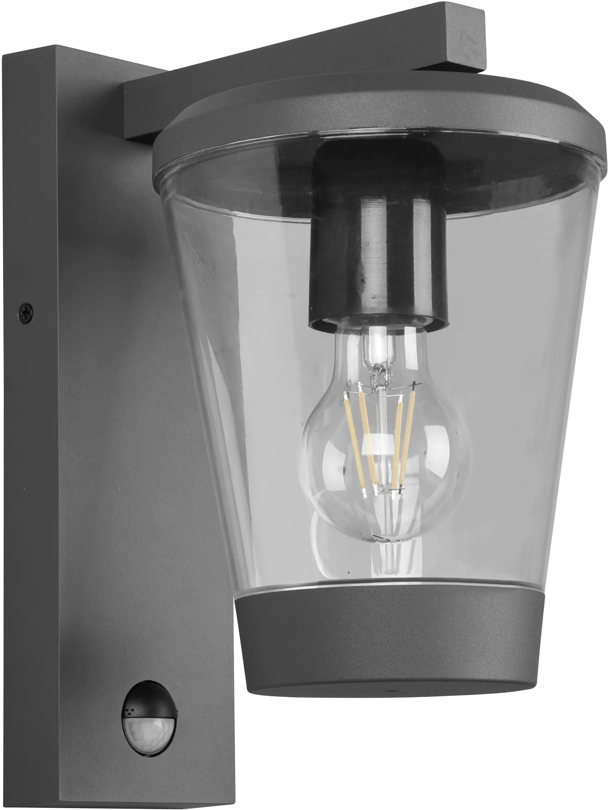 Trio Leuchten Außen-Wandleuchte Cavado anthrazit E27 mit Bewegungsmelder Trio Leuchten Außen-Wandleuchte Cavado anthrazit E27 mit Bewegungsmelder