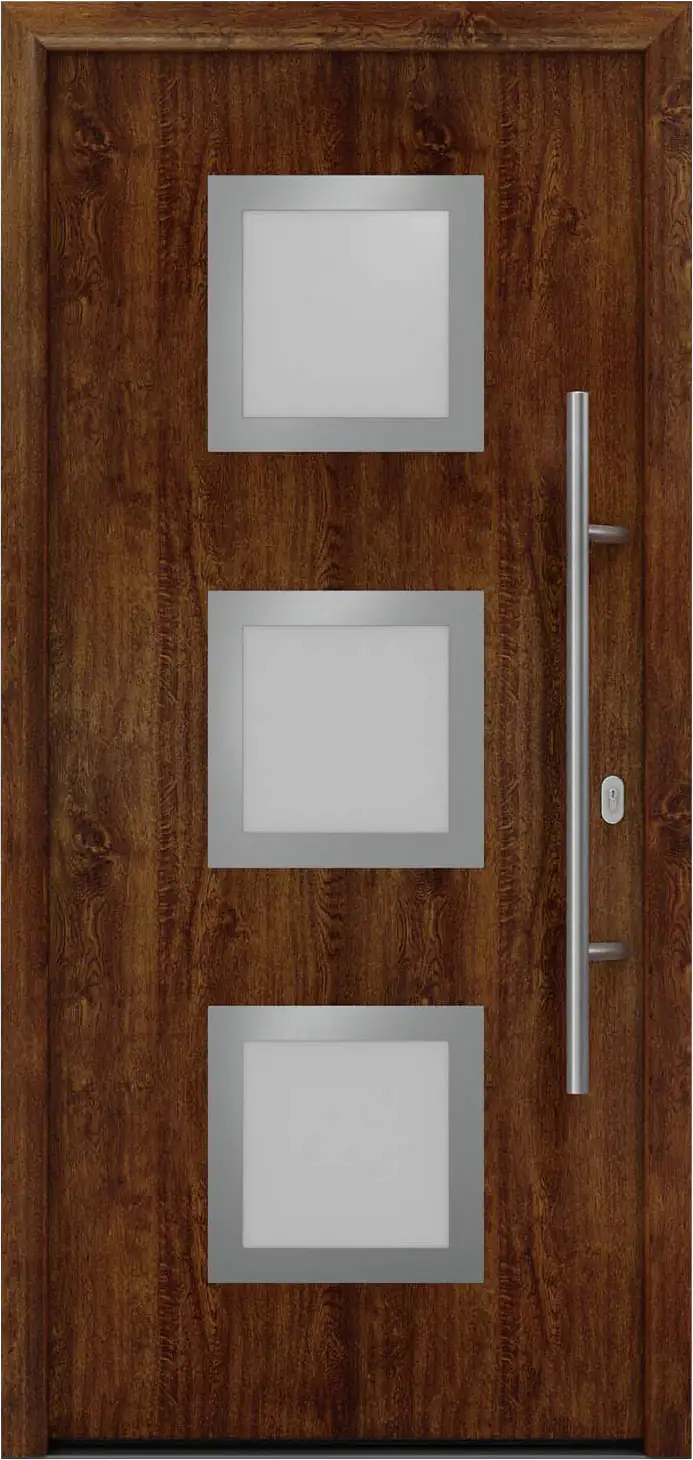 EcoStar Haustür ISOPRO IP 810S dark oak 110 x 210 cm EcoStar Haustür ISOPRO IP 810S dark oak 110 x 210 cm