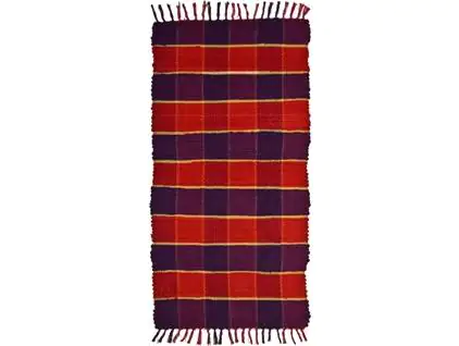 Alabama Fleckerlteppich Californien brombeerviolett, 60 x 120 cm