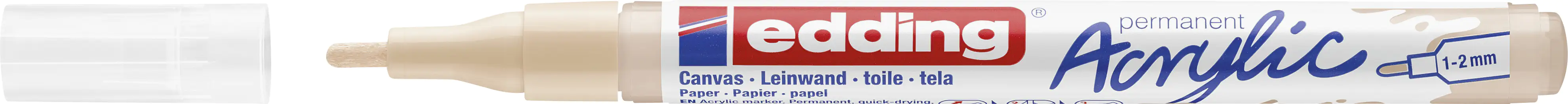 edding 5300 Acrylmarker fein warmbeige 1 - 2 mm