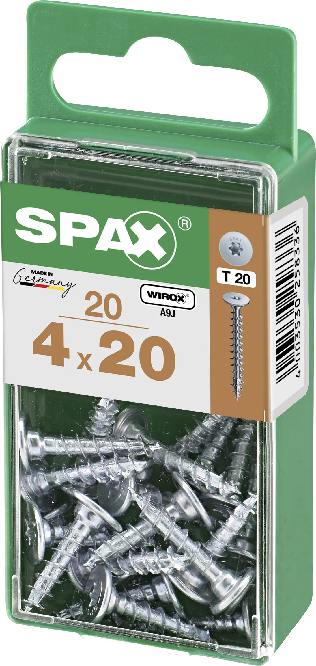 Spax Möbelbauschrauben 4.0 x 20 mm TX 20 - 20 Stk.