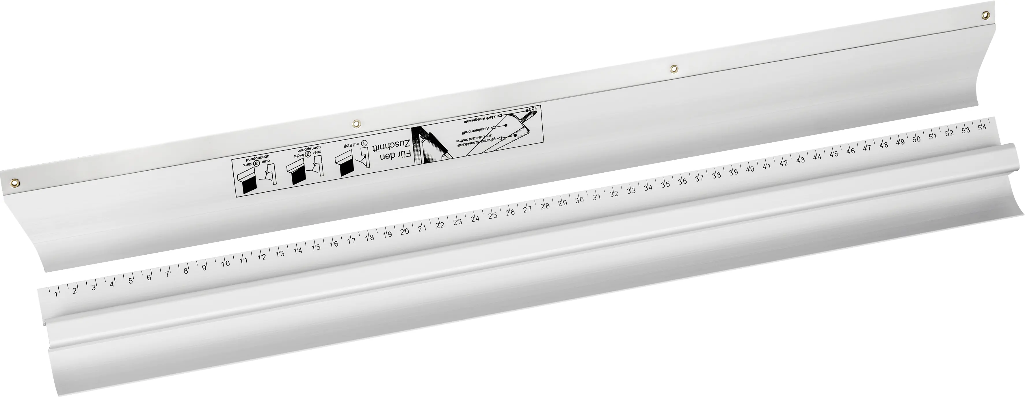 Color Expert Dreikantschiene und Anpressprofil 58,5 cm