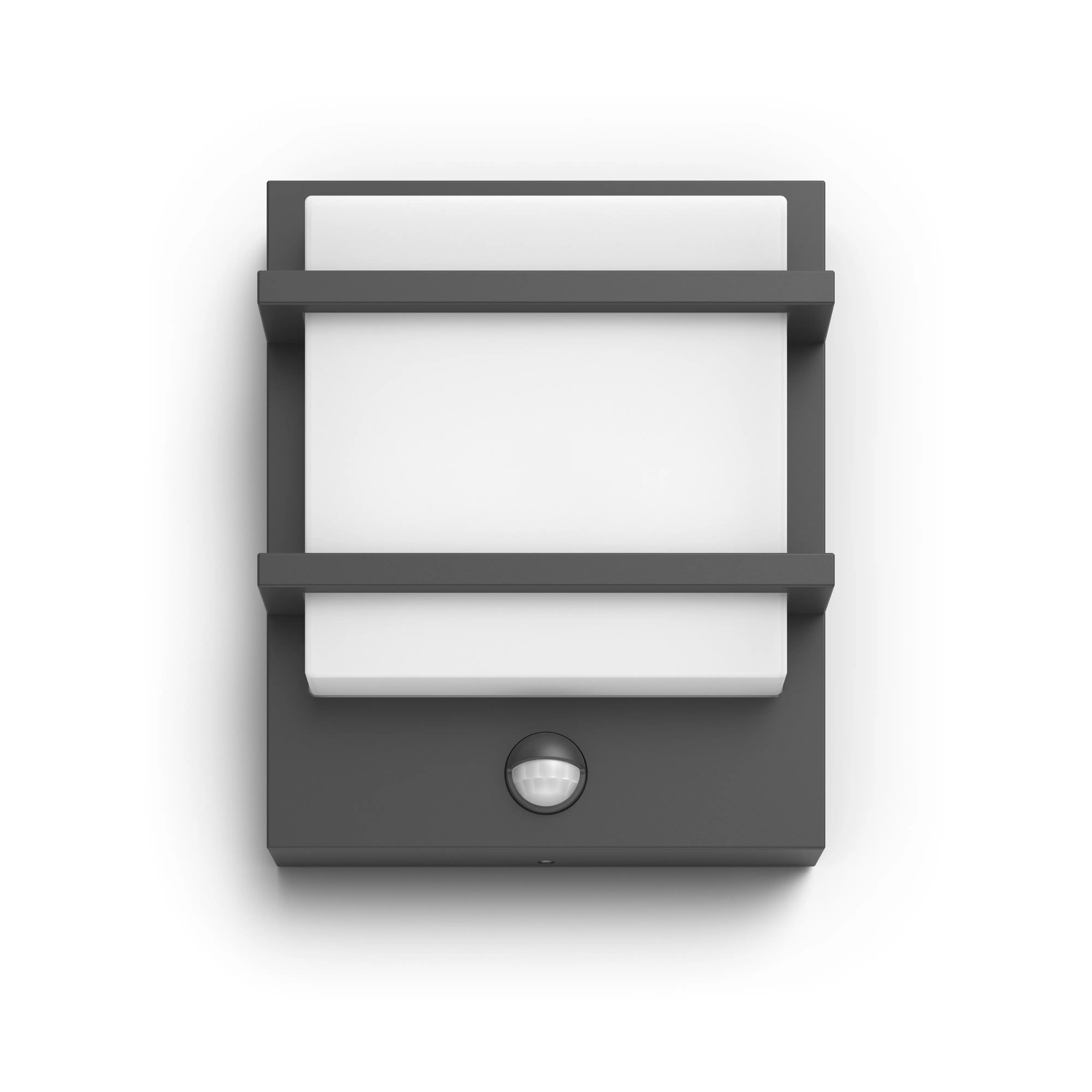 Philips LED Außenwandleuchte Petronia anthrazit mit Bewegungssensor warmweiß