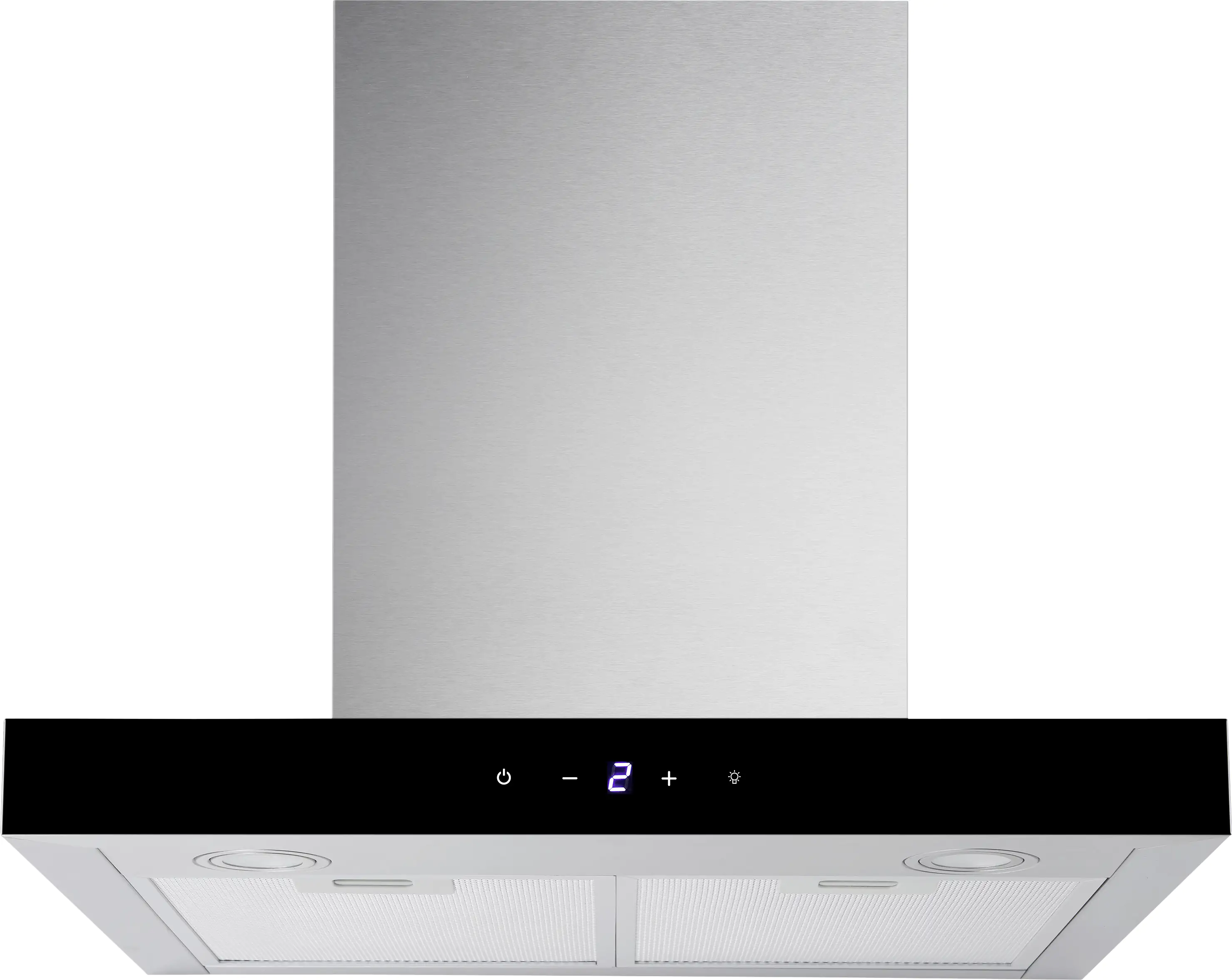 Respekta Dunstabzugshaube Edelstahl mit Glasfront 60 cm