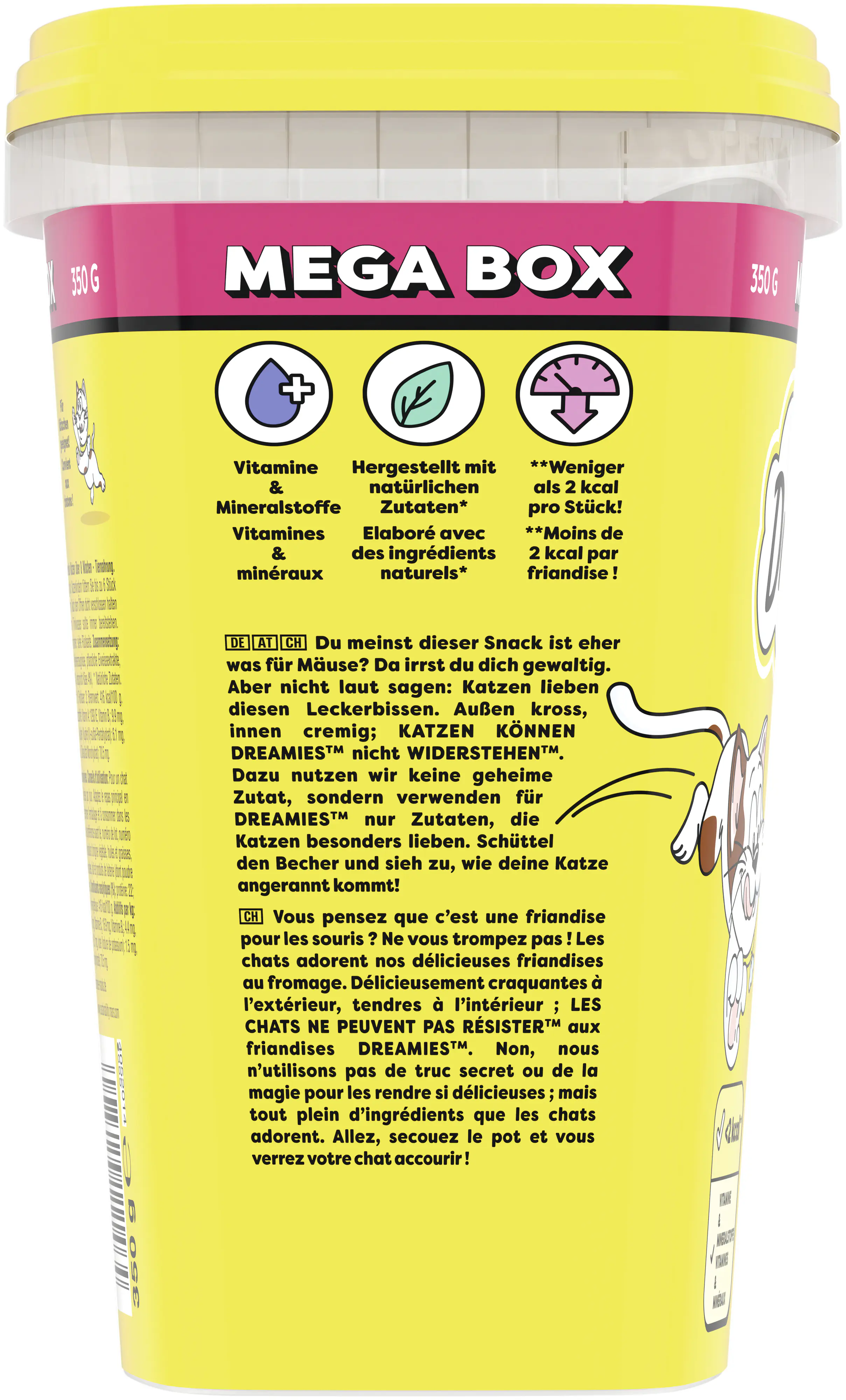 Dreamies Mega Box Katzensnack 350 g Käse