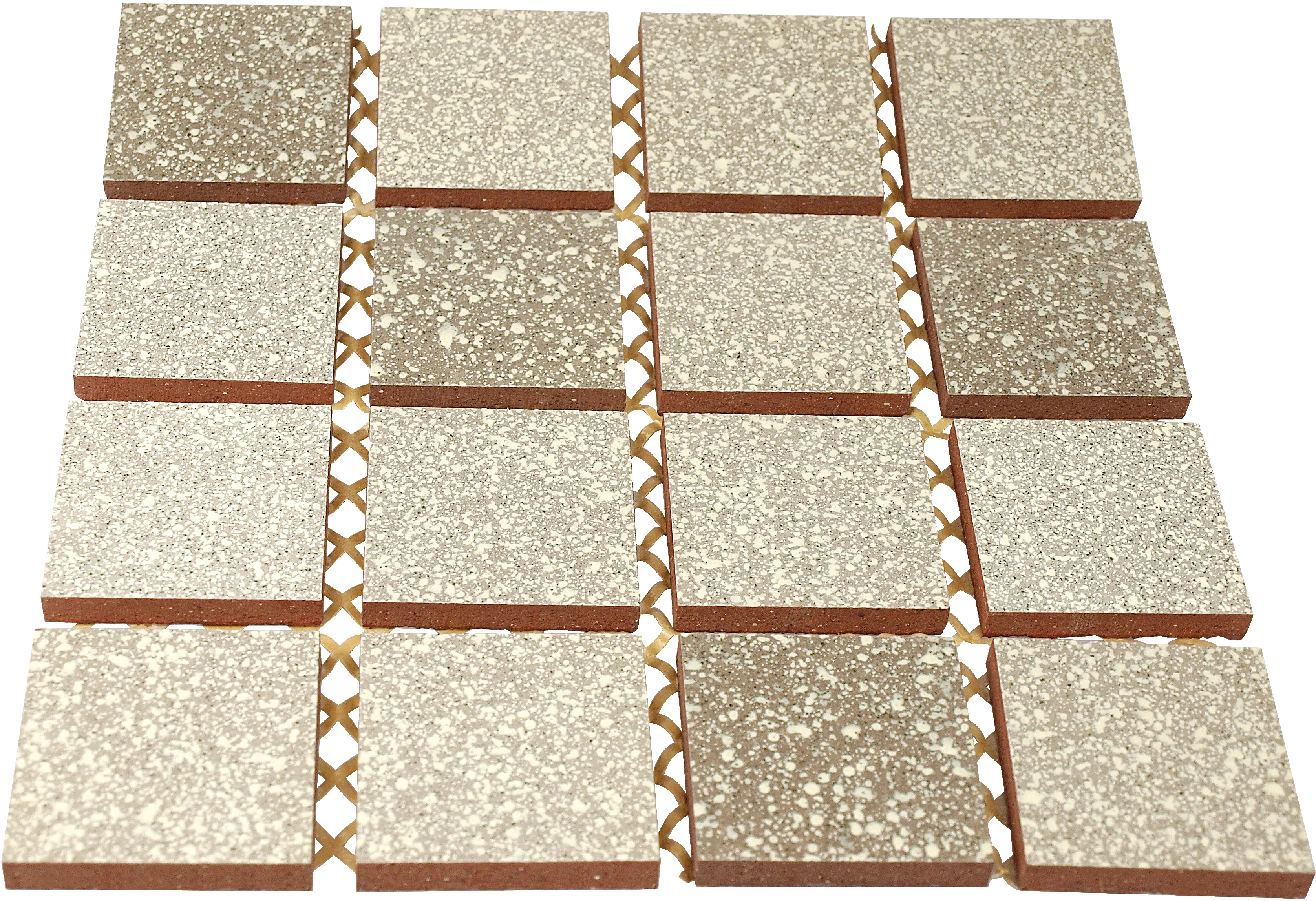 4019234006807_1124202 Mosaikfliese Spaltplatte 24 x 24 cm schatten Steinmaß: ca. 5,5 x 5,5 cm