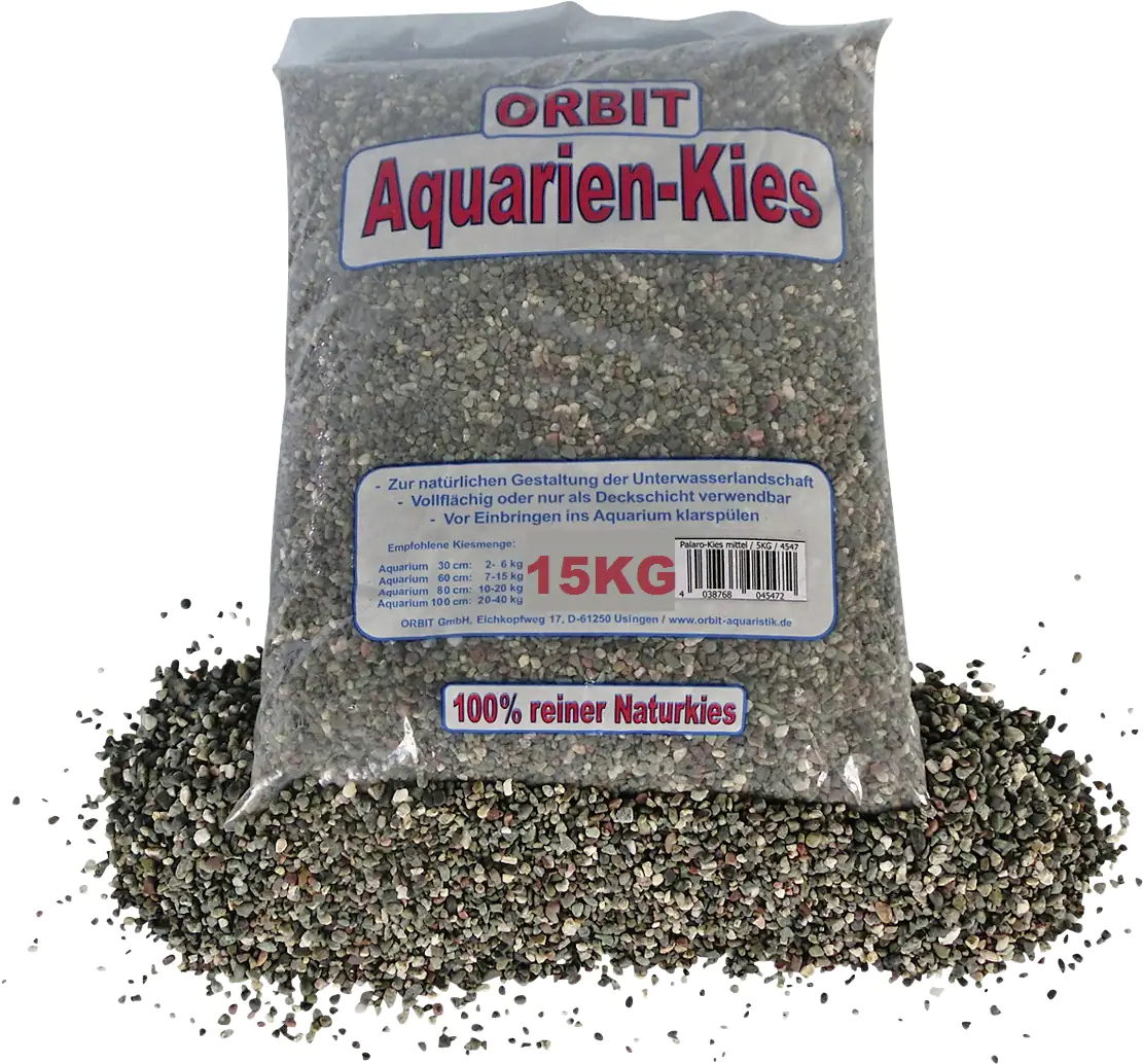 Orbit Aquarien Palaro-Edelkies mittel 15kg