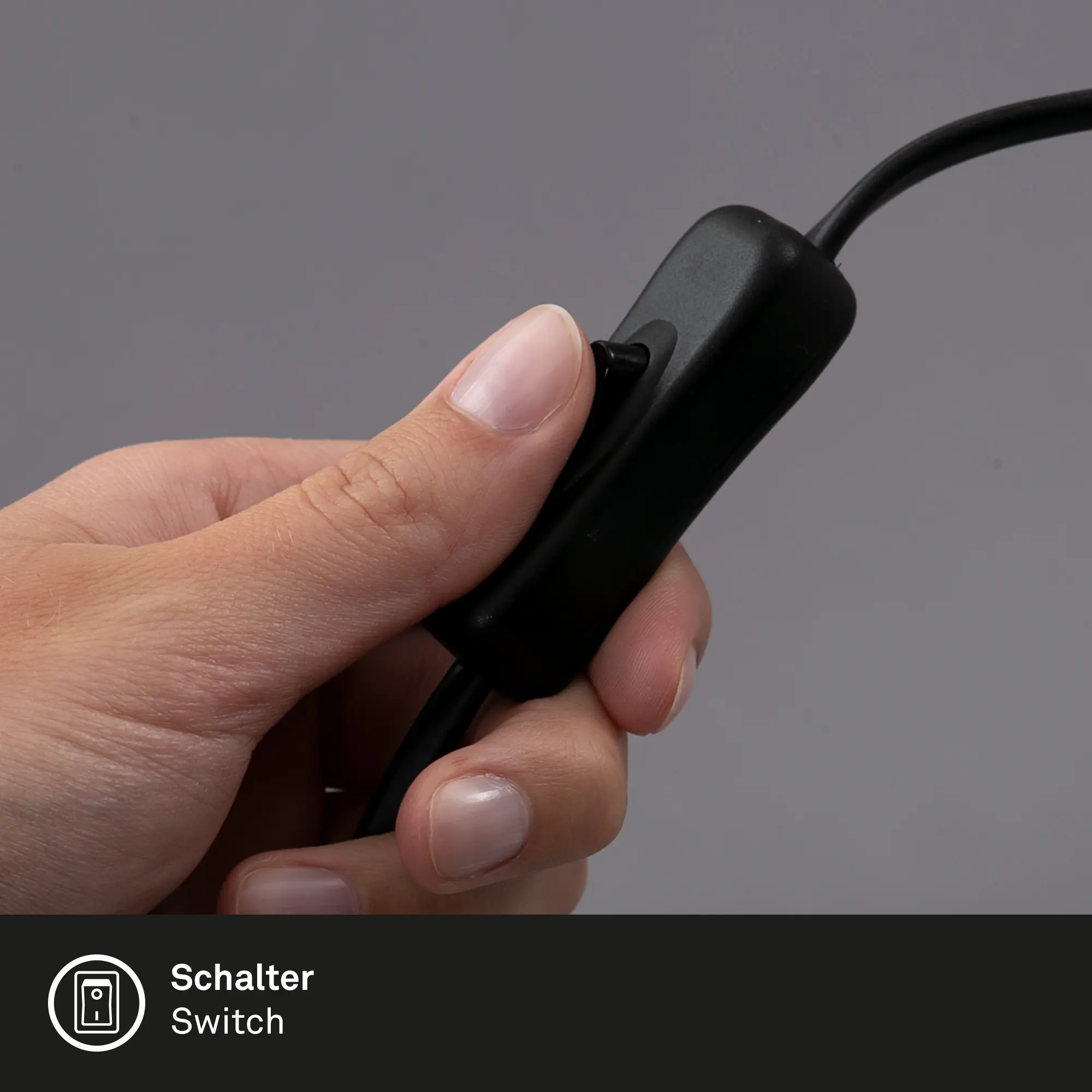 Briloner LED Klemmleuchte Elasti GU10, schwarz, warmweiß