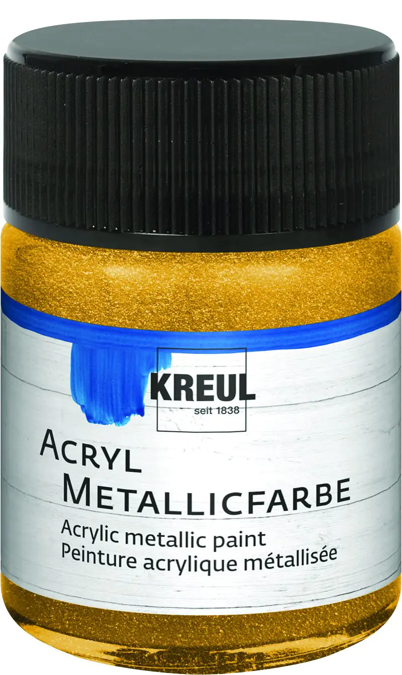Kreul Acryl Metallicfarbe gold 50 ml