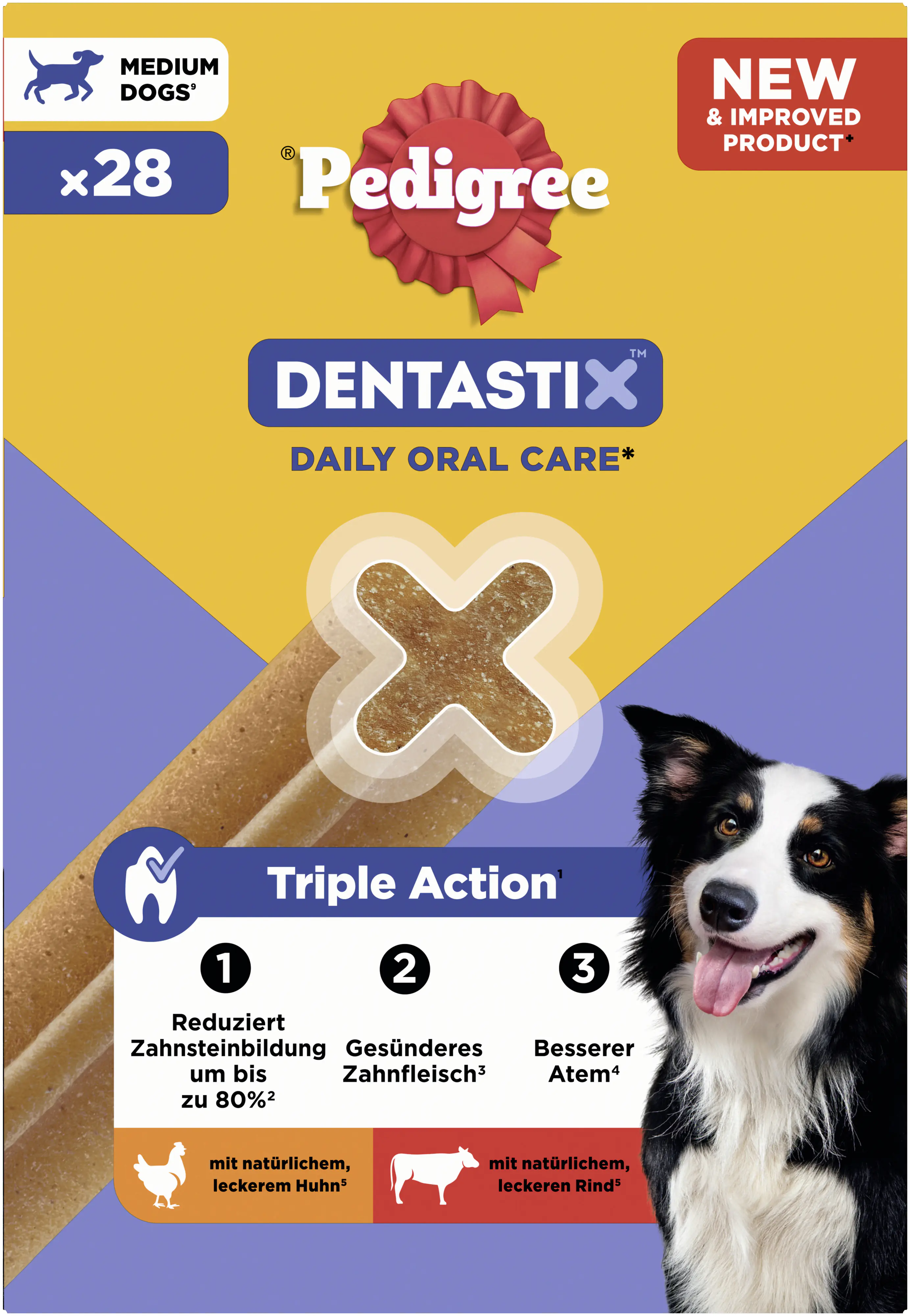 Pedigree Denta Stix Daily Oral Care MP für mittelgroße Hunde 720 g