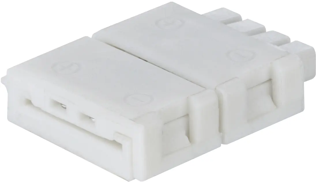 Paulmann YourLED ECO Clip-to-YourLED Connector 2er Pack weiß Kunststoff