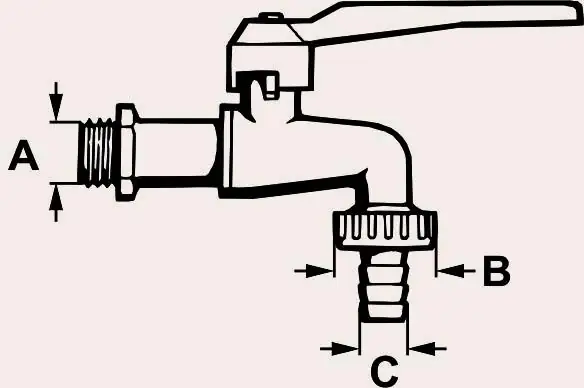 Cornat Kugel-Auslaufventil AG für 19 mm (3/4")