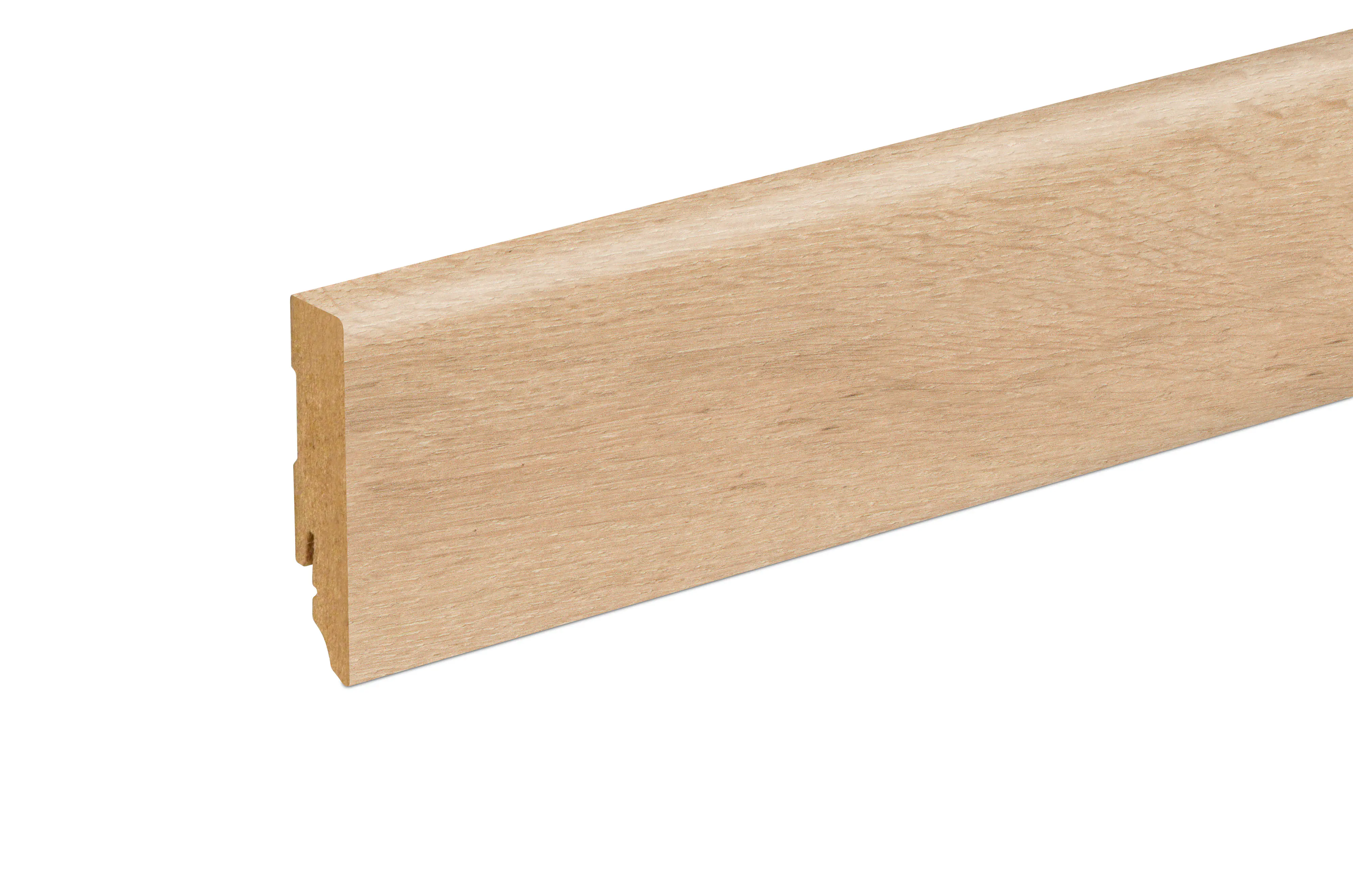 Neuhofer Fußleiste 240 cm x 70 x 19 mm Eiche Burnell