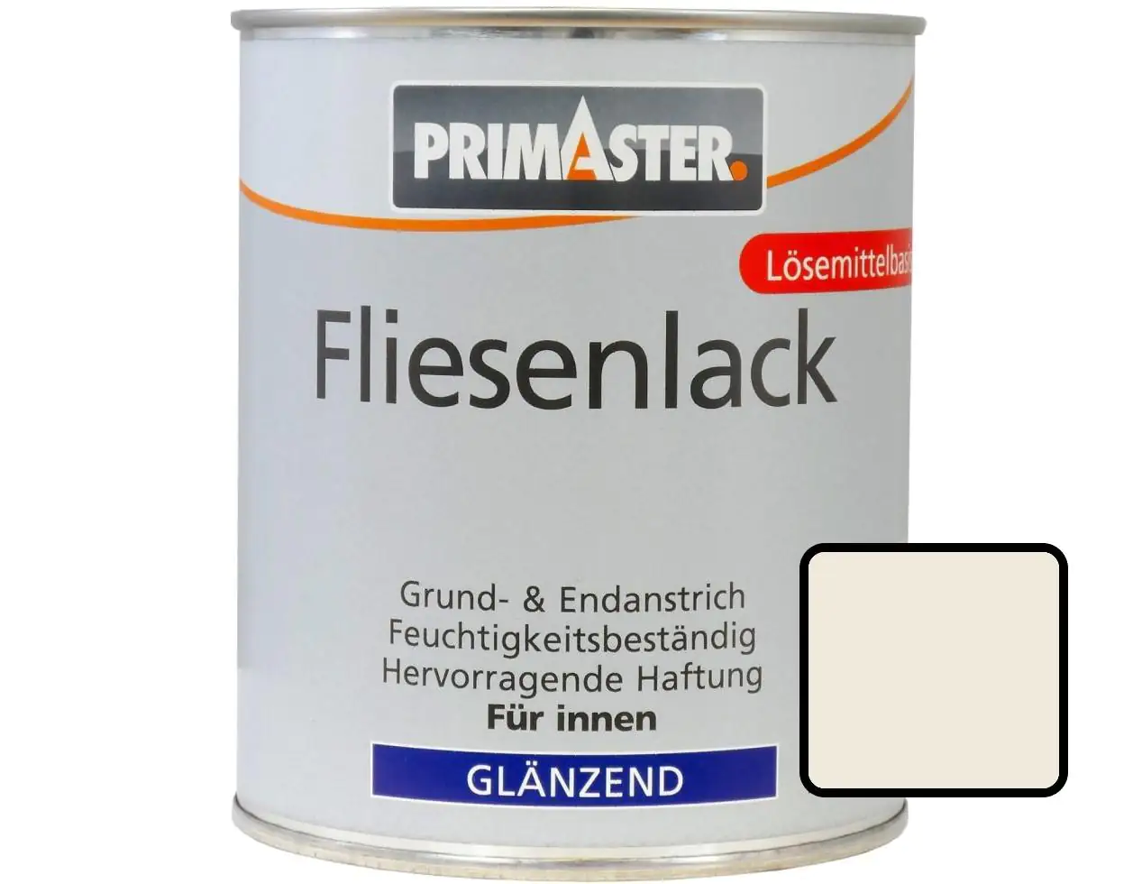 Primaster Fliesenlack 750 ml cremeweiß glänzend Primaster Fliesenlack 750 ml cremeweiß glänzend