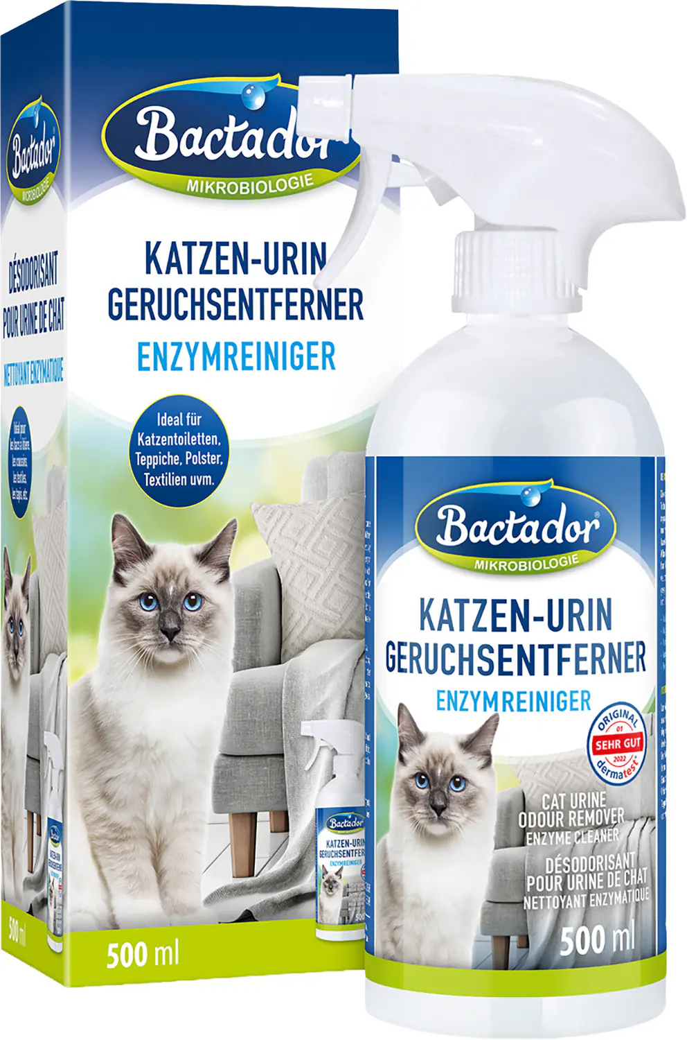 Bactador Katzentoiletten Geruchsentferner 500 ml