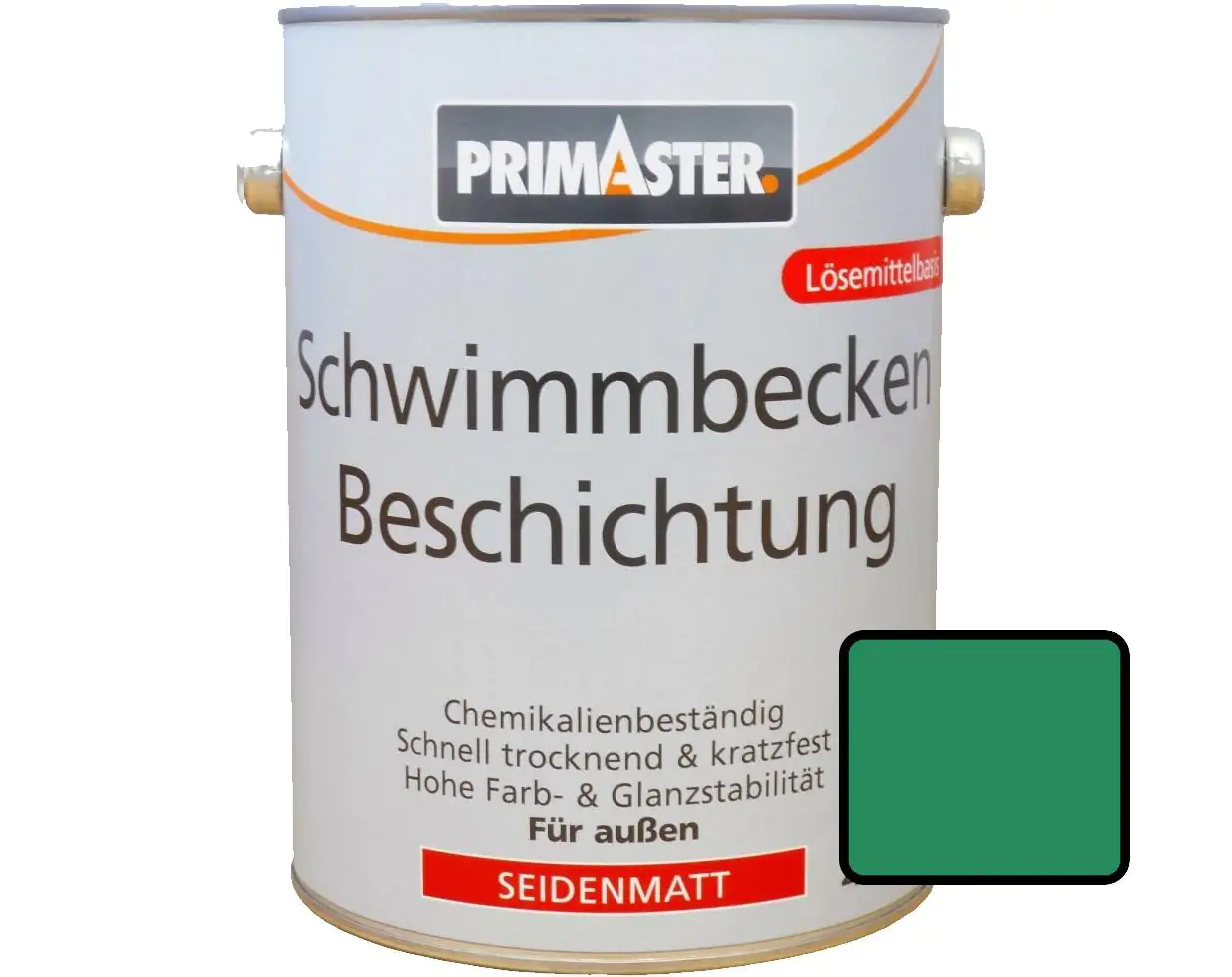 Primaster Schwimmbeckenbeschichtung 2,5 L poolgrün seidenmatt