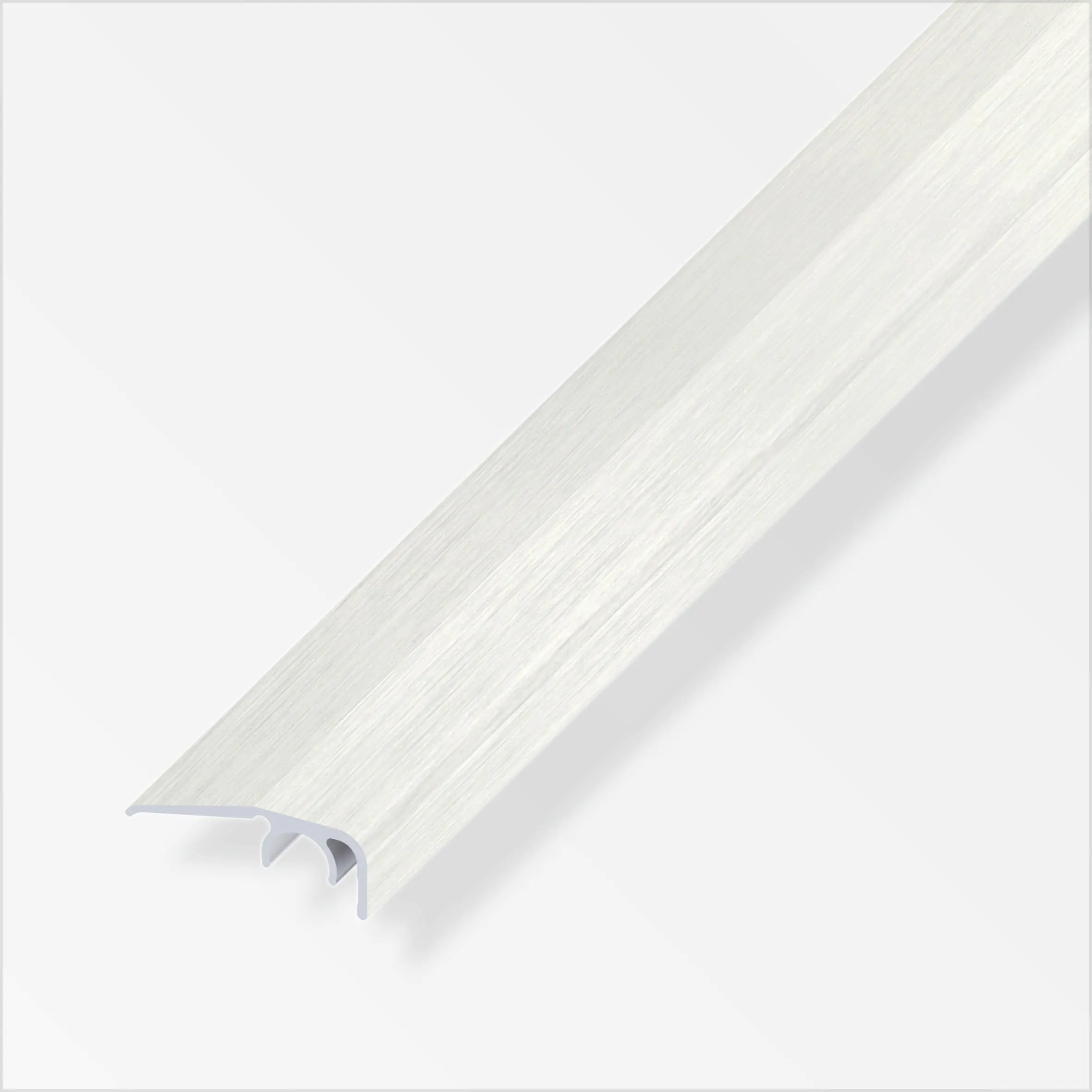 alfer Abschluss-Profil 1 m, 32 x 12.5 mm Alu eloxiert Edelstahl Optik