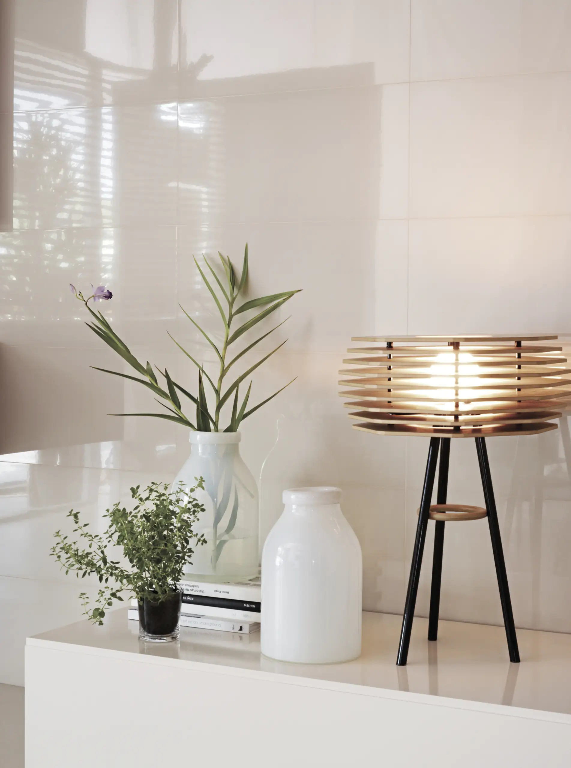 Wandfliese Polaris 20 x 40 cm weiß glanz