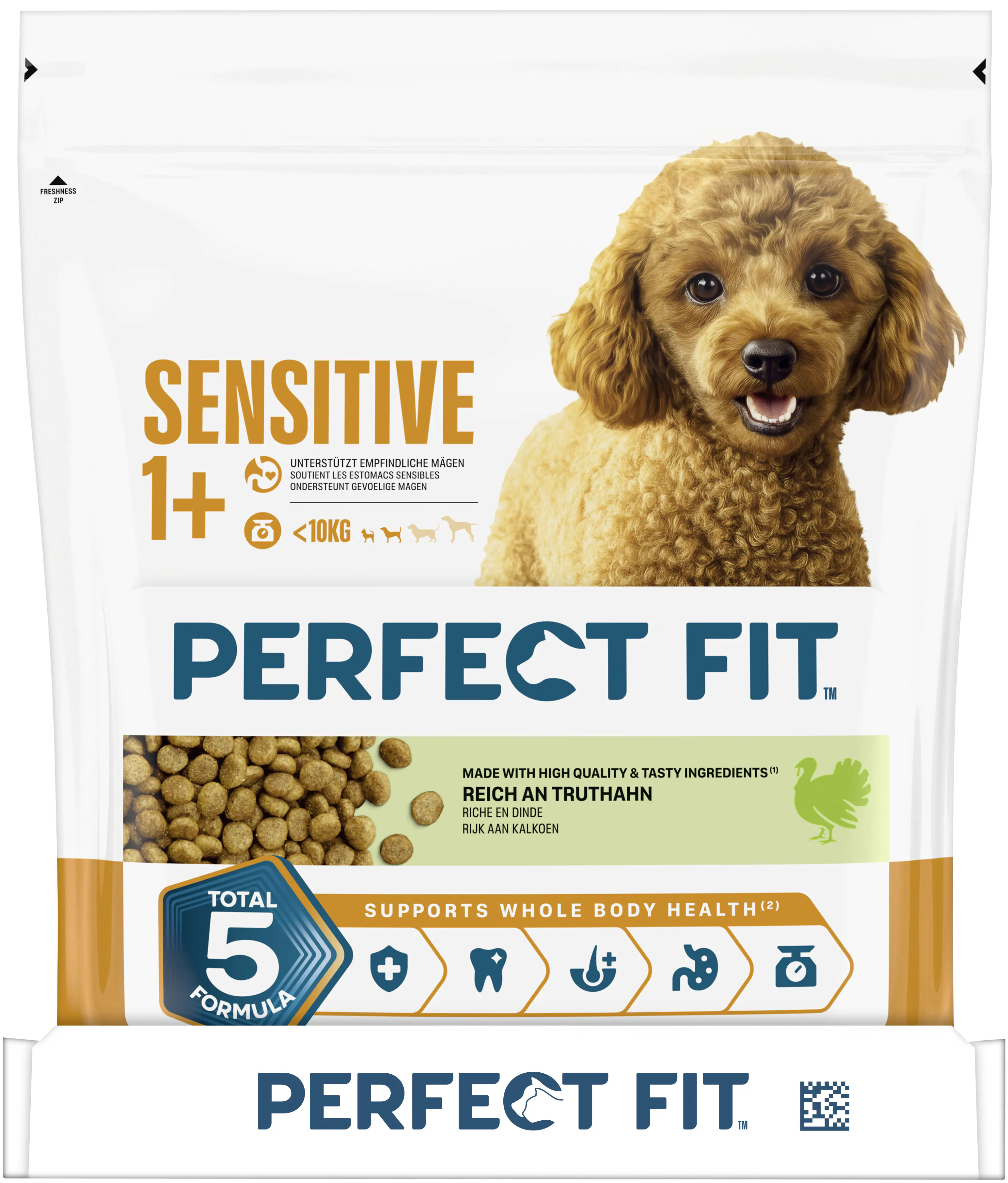 Perfect Fit Sensitive Hundetrockenfutter Adult Mini 1,4 kg Truthahn