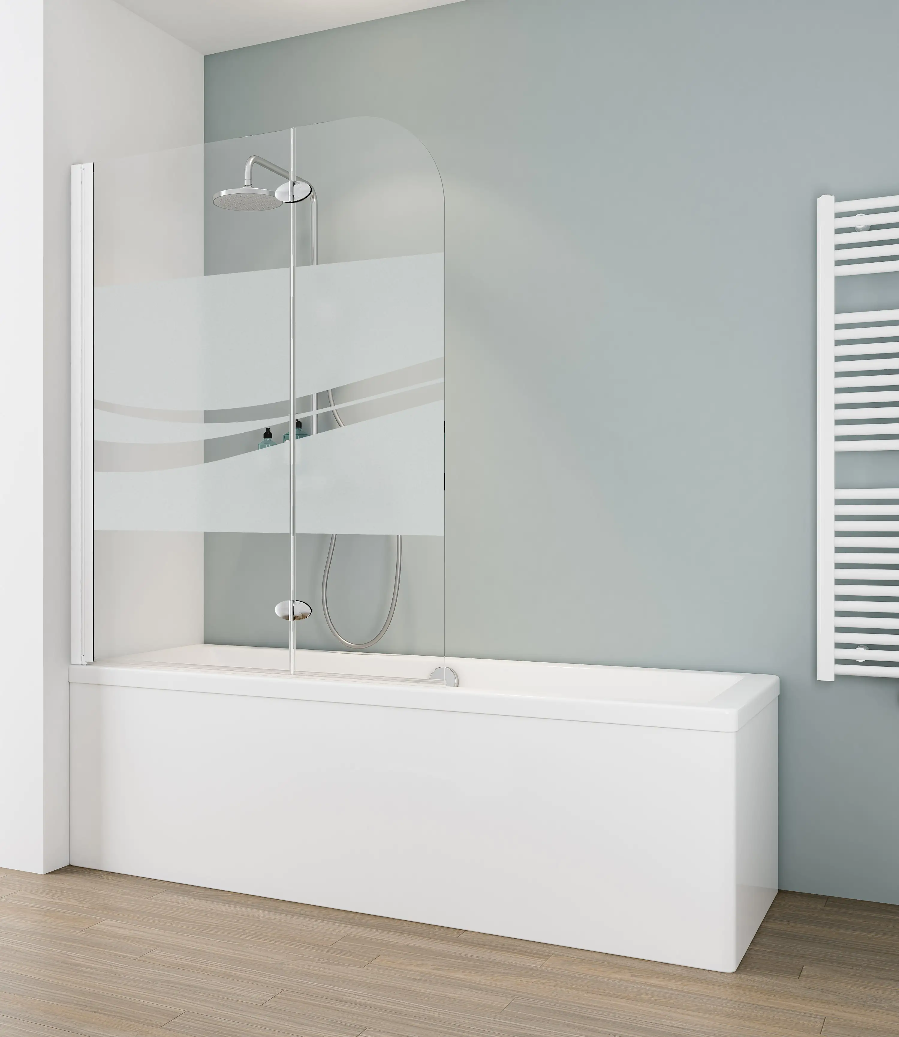 Schulte Badewannenaufsatz D3353 2-tlg. 112 x 142 cm