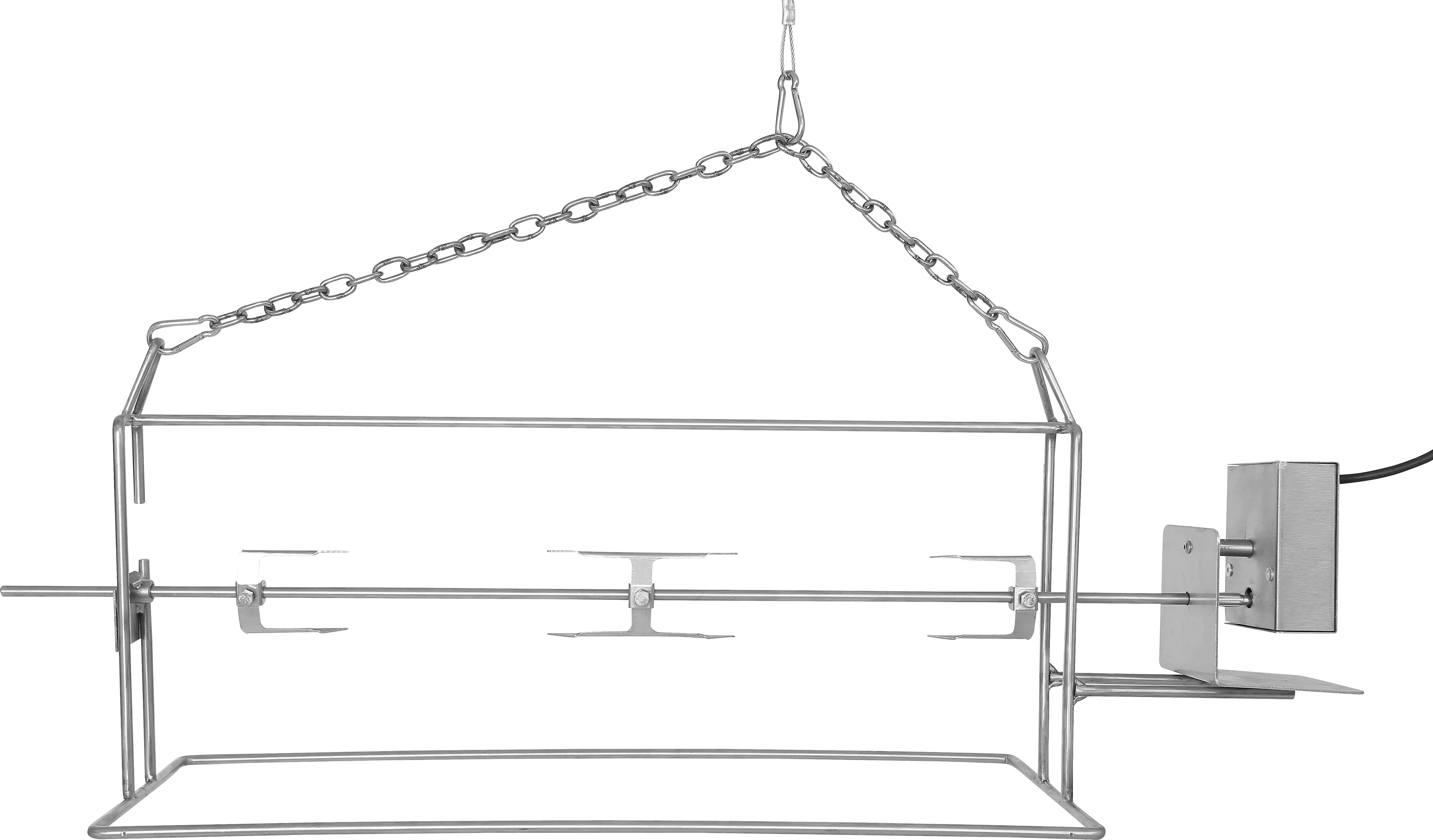 Schneider Rollbräter 70 (ohne Motor) Grillgerät mit Spieß-Set aus Edelstahl