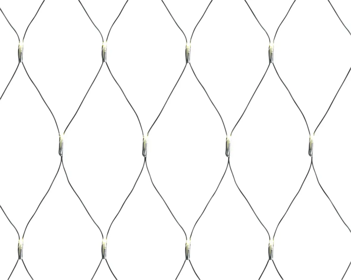 Kaemingk LED Lichternetz 384 Lichter 300 x 300 cm schwarz