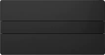 8711778207936 Wisa Betätigungsplatte ION DF Glas schwarz