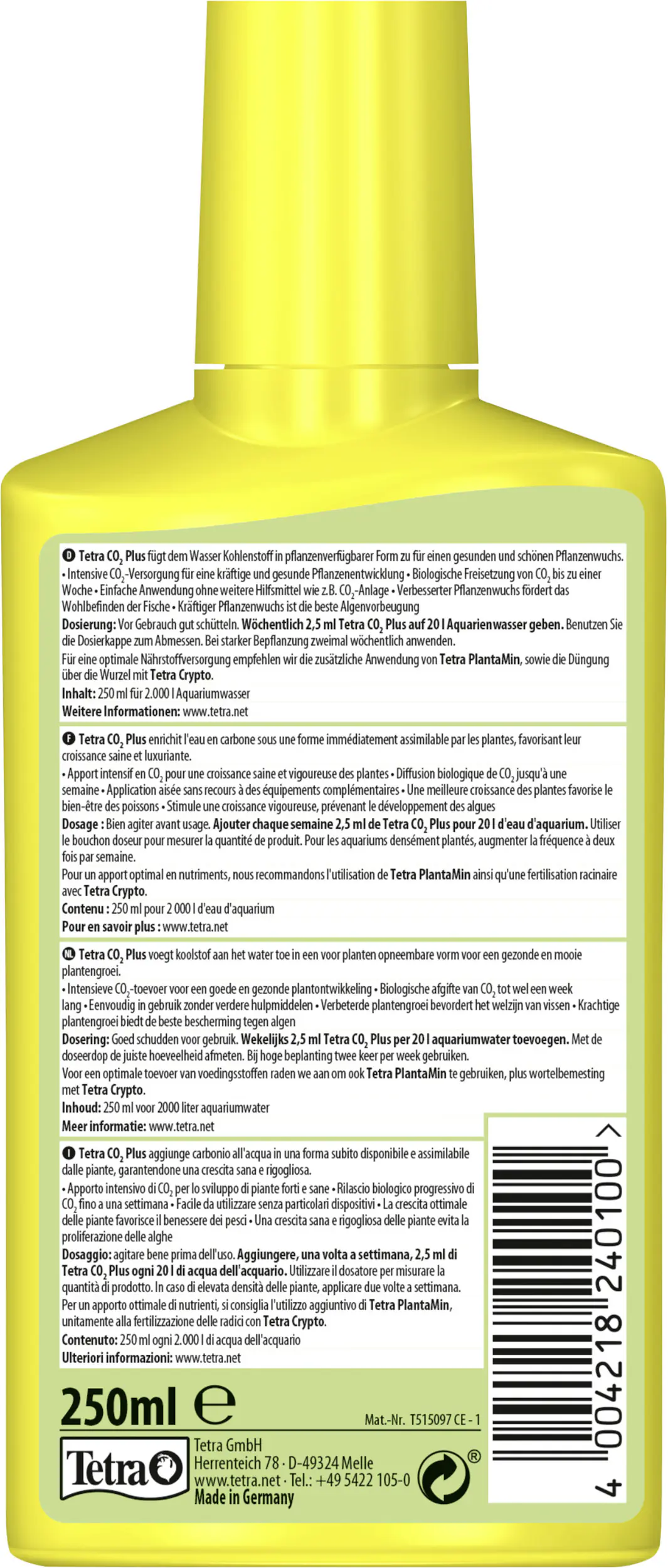 Tetra CO2 Plus 250 ml