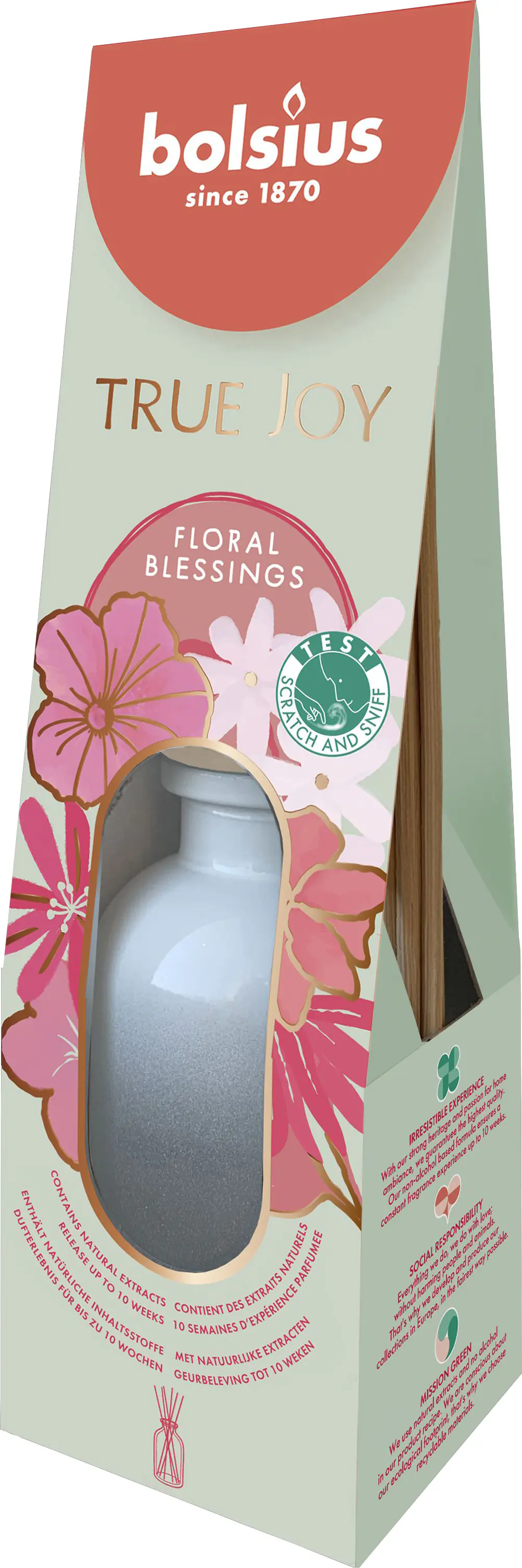 Bolsius Duftstäbchen True Joy Floral Blessings 80 ml