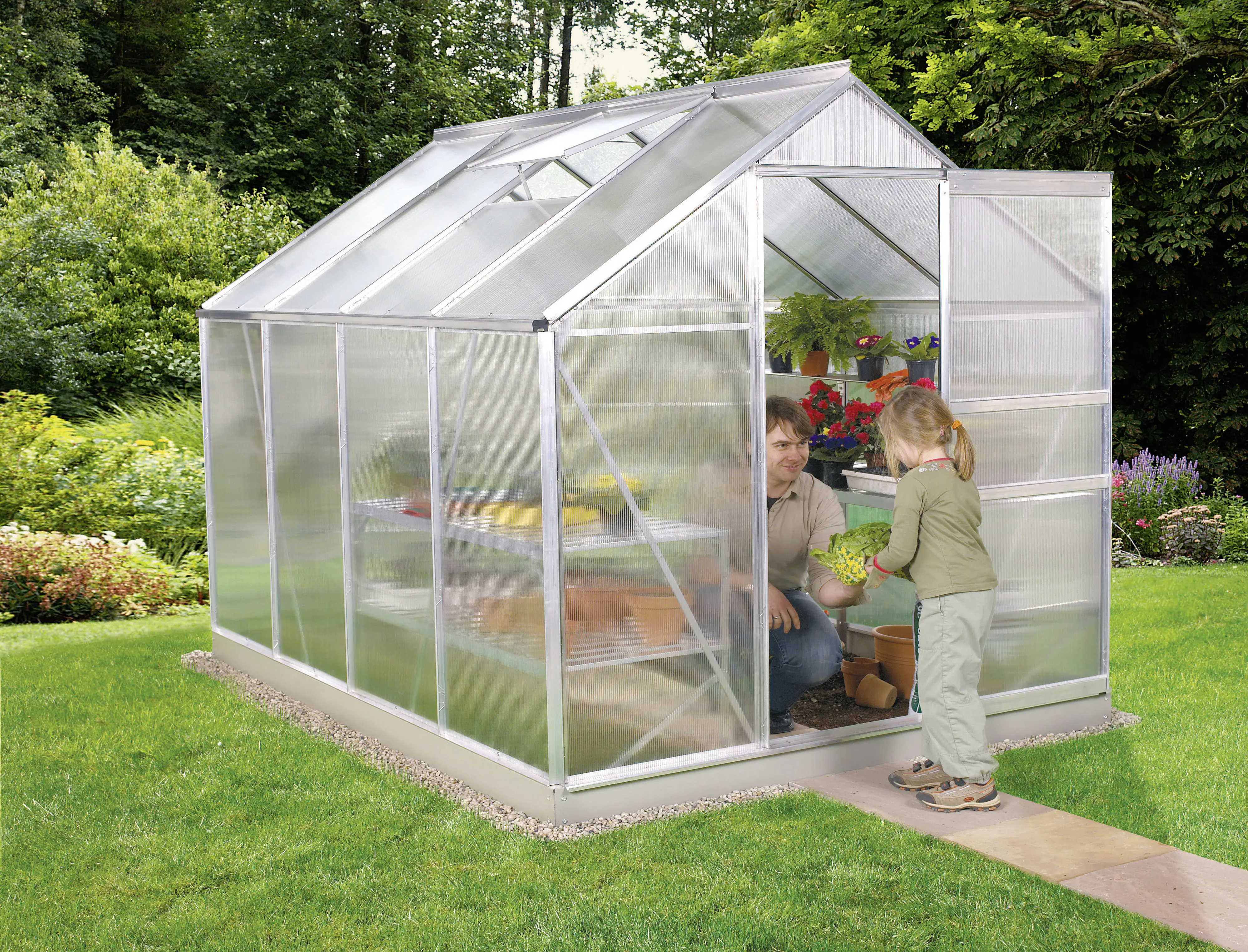 Vitavia Gewächshaus Calypso 5800 192 x 302 cm 4 mm Hohlkammerplatten