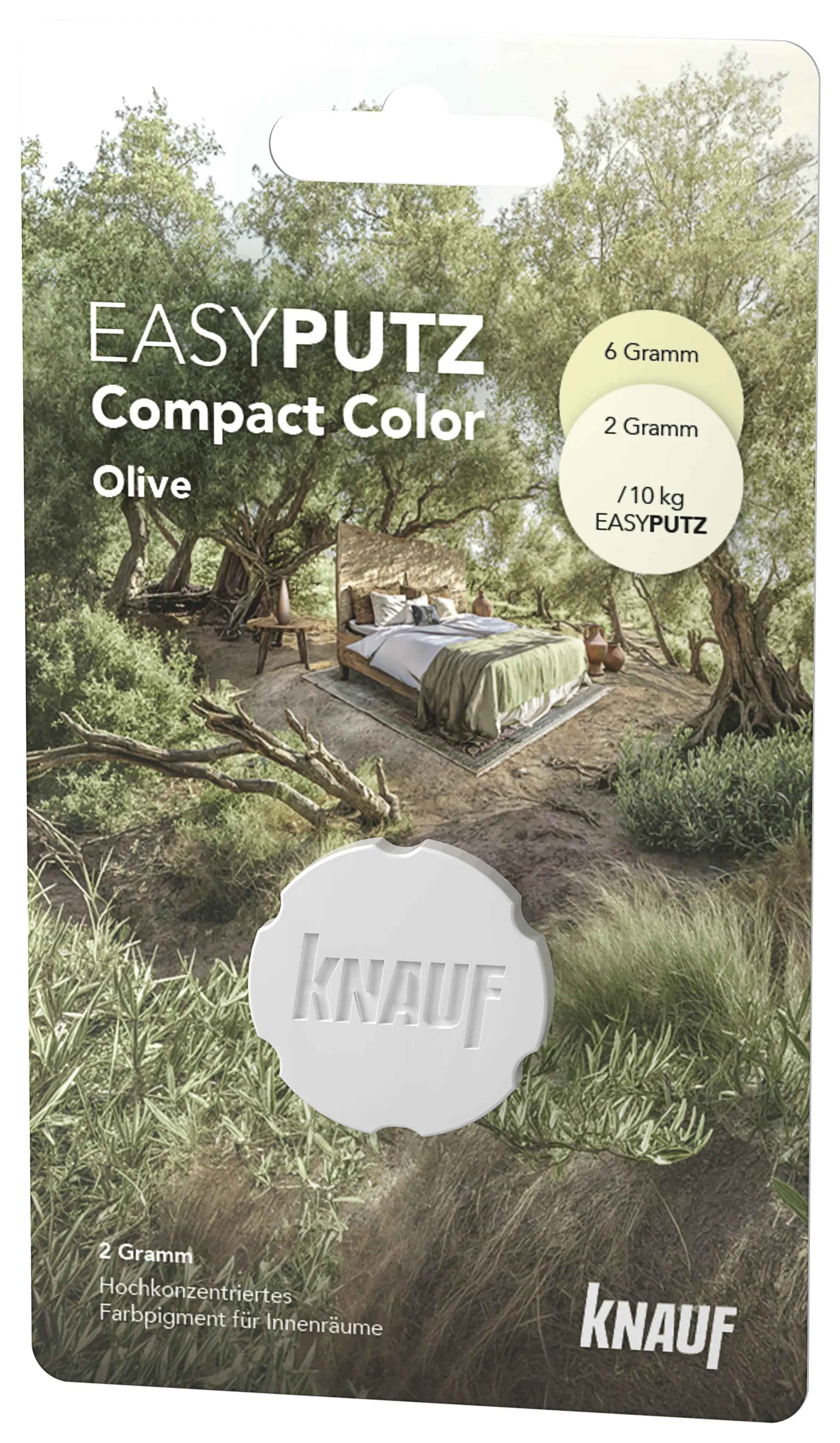 Knauf Farbpigment Compact Color oliv 2 g