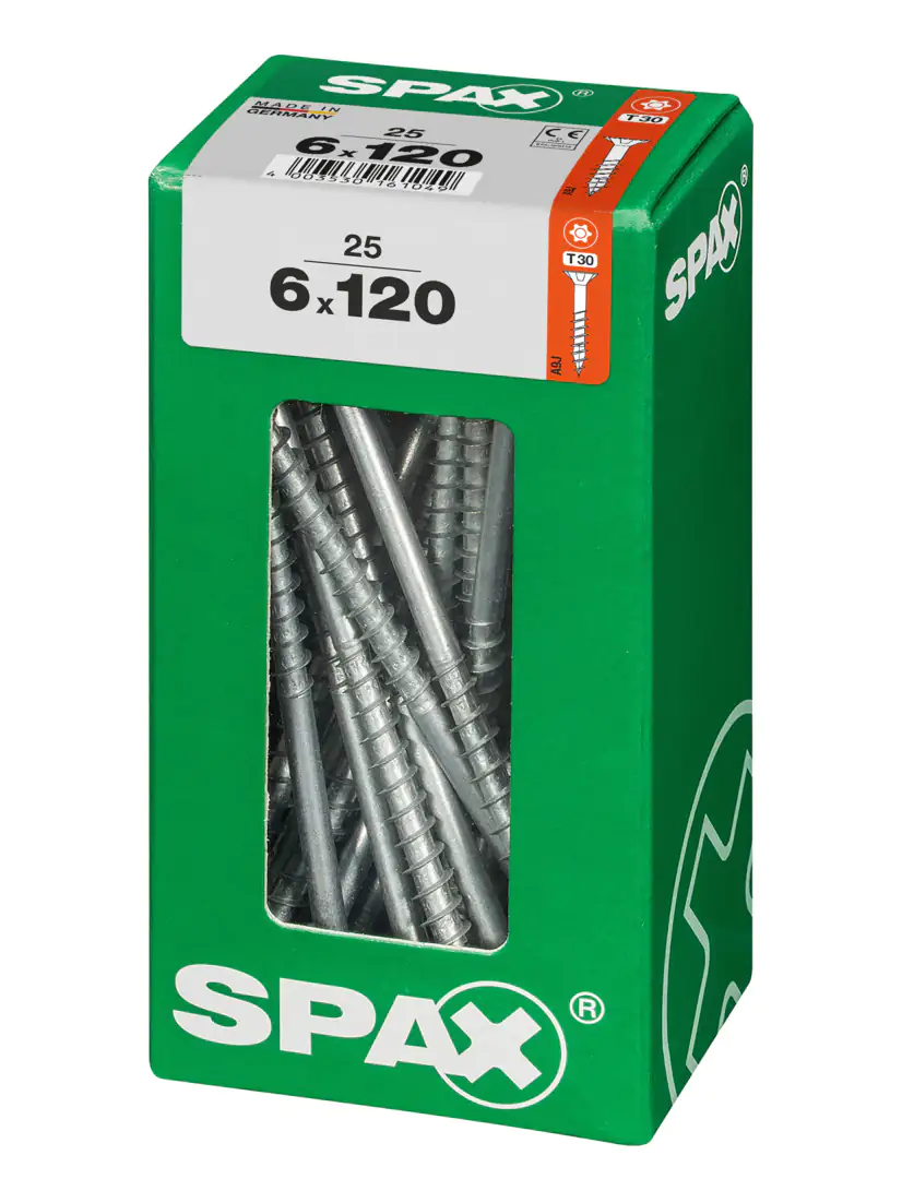 Spax Universalschrauben 6.0 x 120 mm TX 30 - 25 Stk.