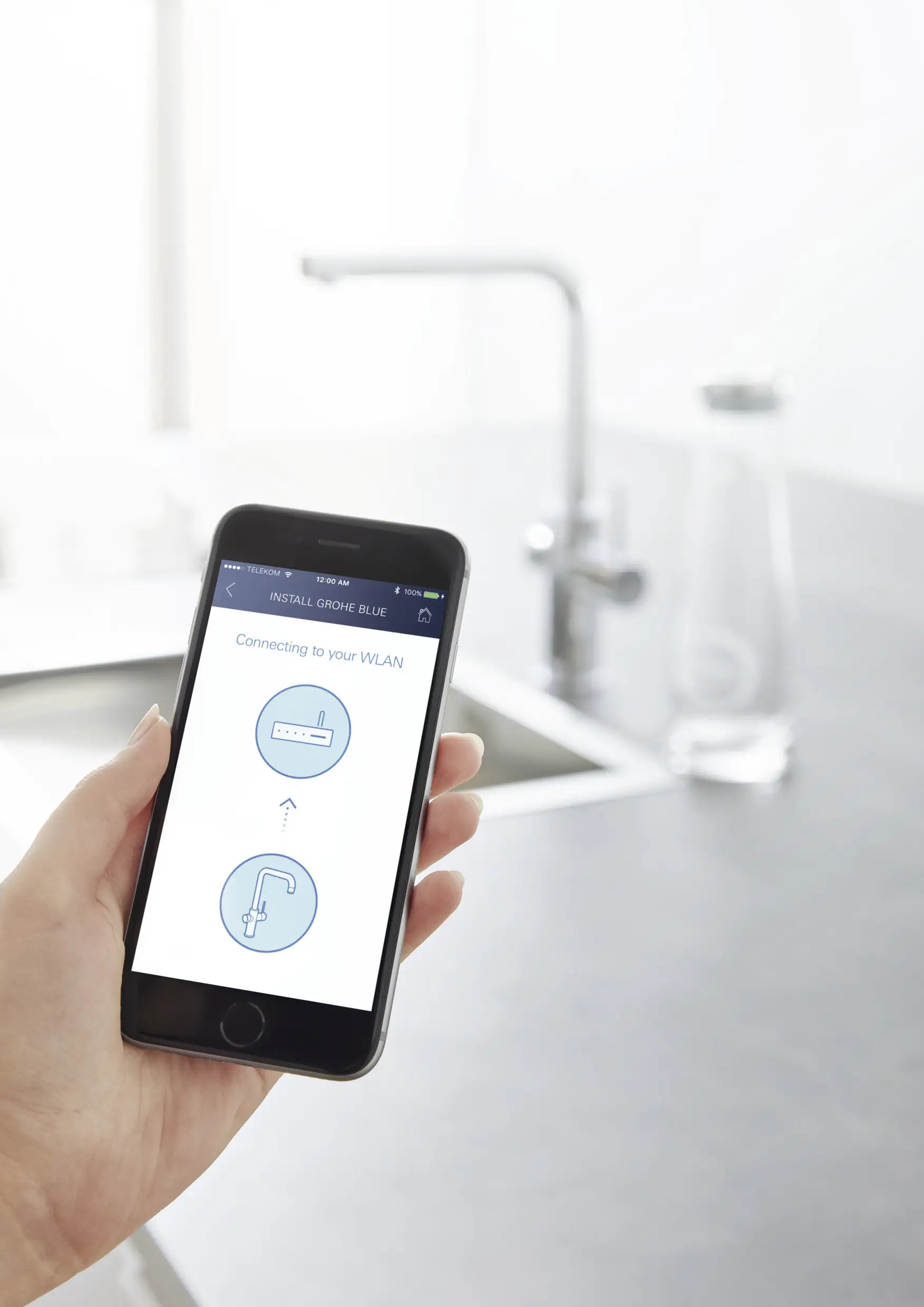Grohe Blue Home L-Auslauf Starter Kit mit herausziehbarem Mousseurauslauf chrom Grohe Blue Home L-Auslauf Starter Kit mit herausziehbarem Mousseurauslauf chrom