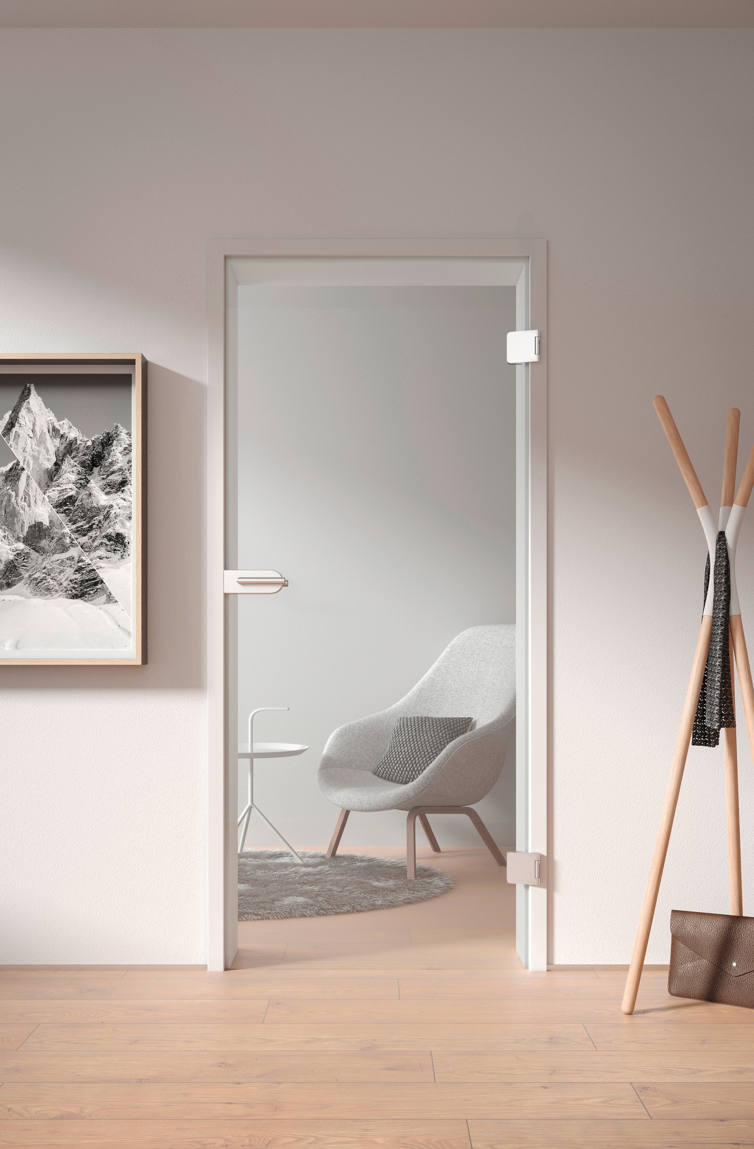 Ambiente Glastür Cristallo Din links/rechts 83,4 x 197,2 x 0,8 cm Klarglas