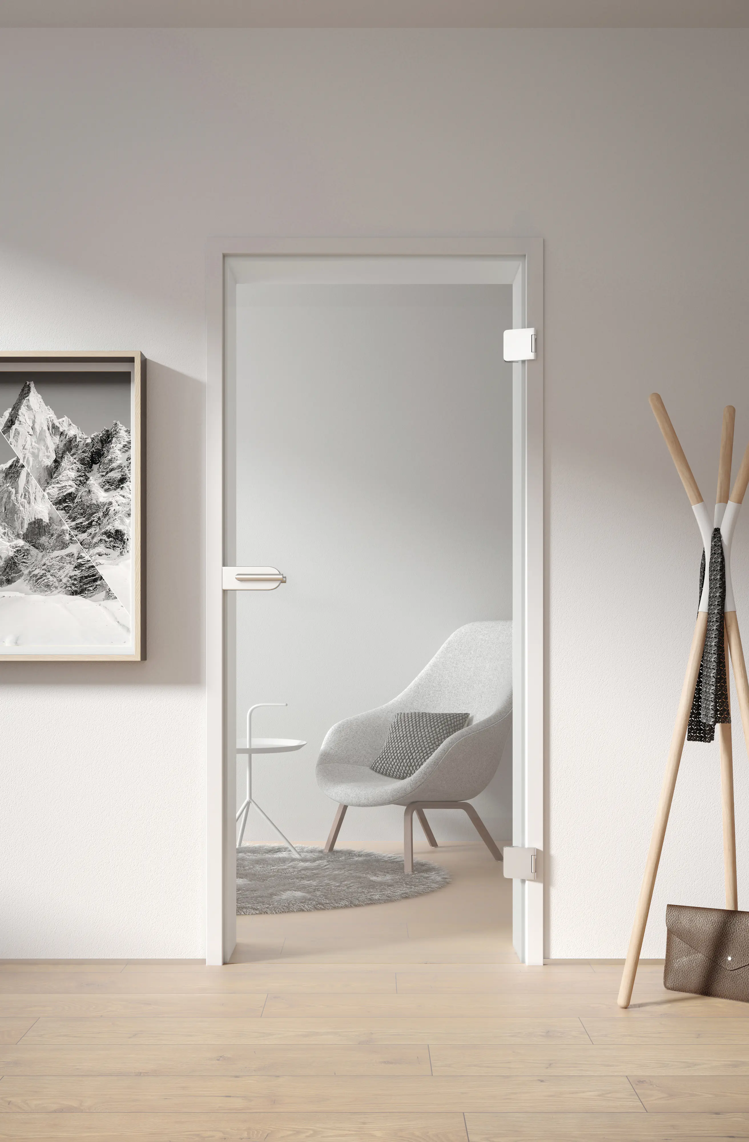 Ambiente Glastür Cristallo Din links/rechts 83,4 x 197,2 x 0,8 cm Klarglas