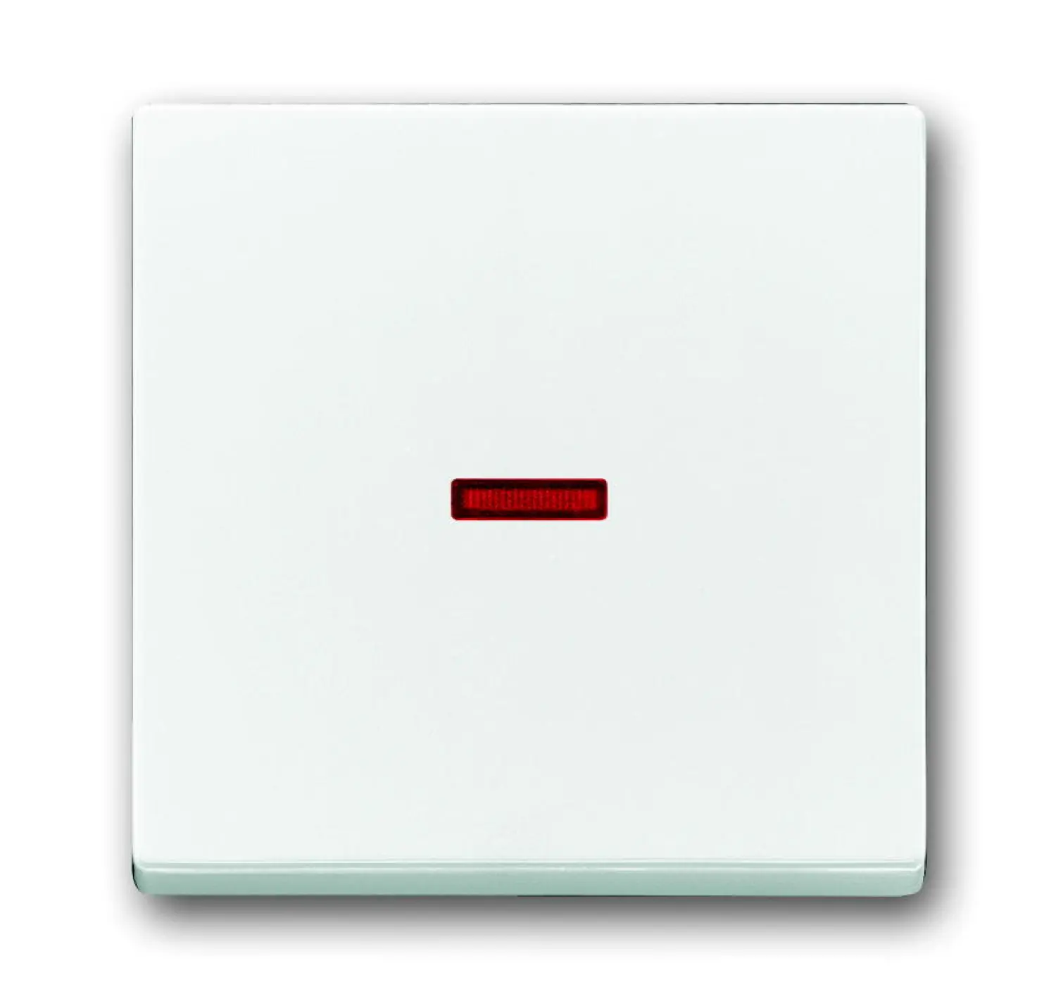 Busch Jaeger Kontrollwippe 1-fach mit Kalotte für Schalter/Taster Future Linear studioweiß 1789-84