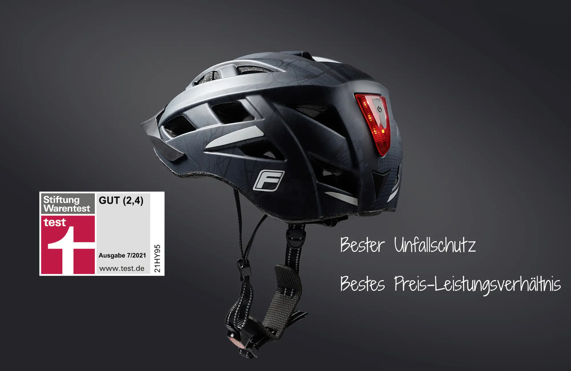 Fischer Fahrradhelm Urban Plus Brooklyn S/M  schwarz matt