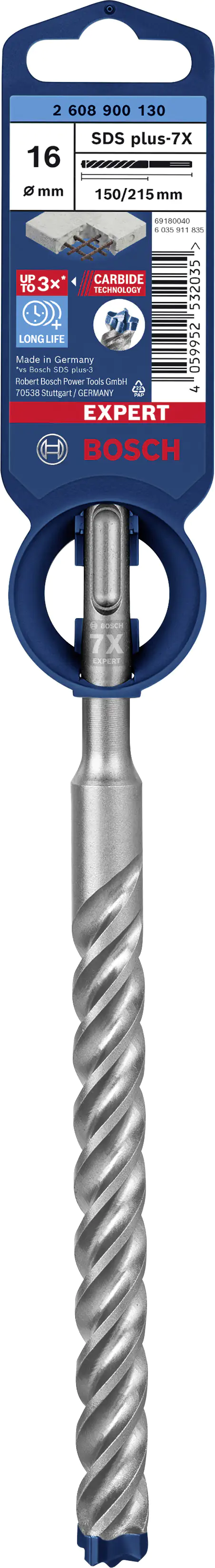 Bosch Expert SDS plus-7X Hammerbohrer Ø 16 mm Bosch Expert SDS plus-7X Hammerbohrer Ø 16 mm