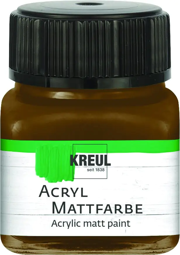 Kreul Acryl Mattfarbe dunkelbraun 20 ml Kreul Acryl Mattfarbe dunkelbraun 20 ml