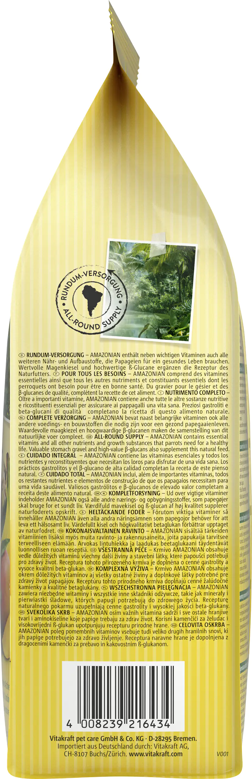 Vitakraft AMAZONIAN südamerik. PA 750 g Vitakraft AMAZONIAN südamerik. PA 750 g