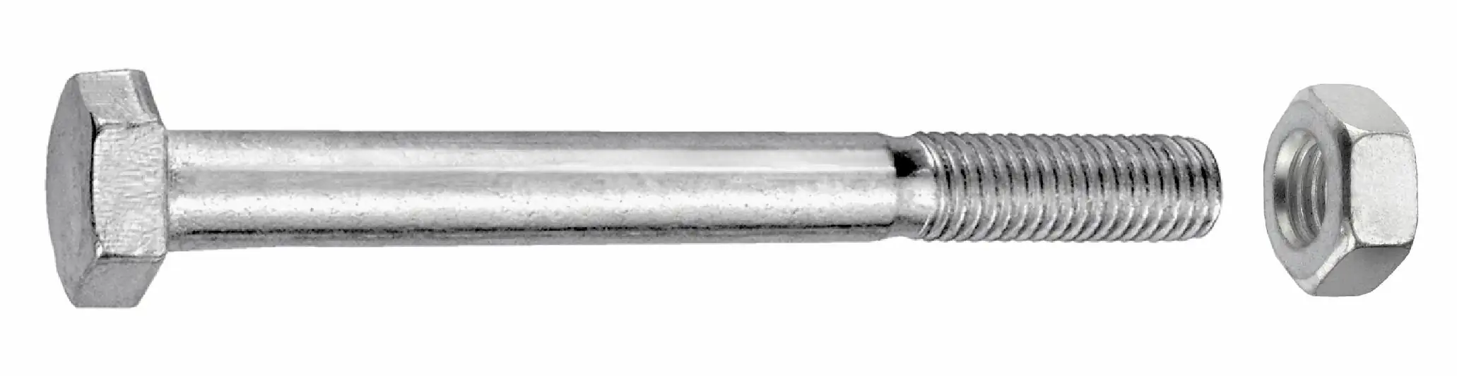 Sechskantschrauben M10 x 100 mm, 6 Stück, Edelstahl A1