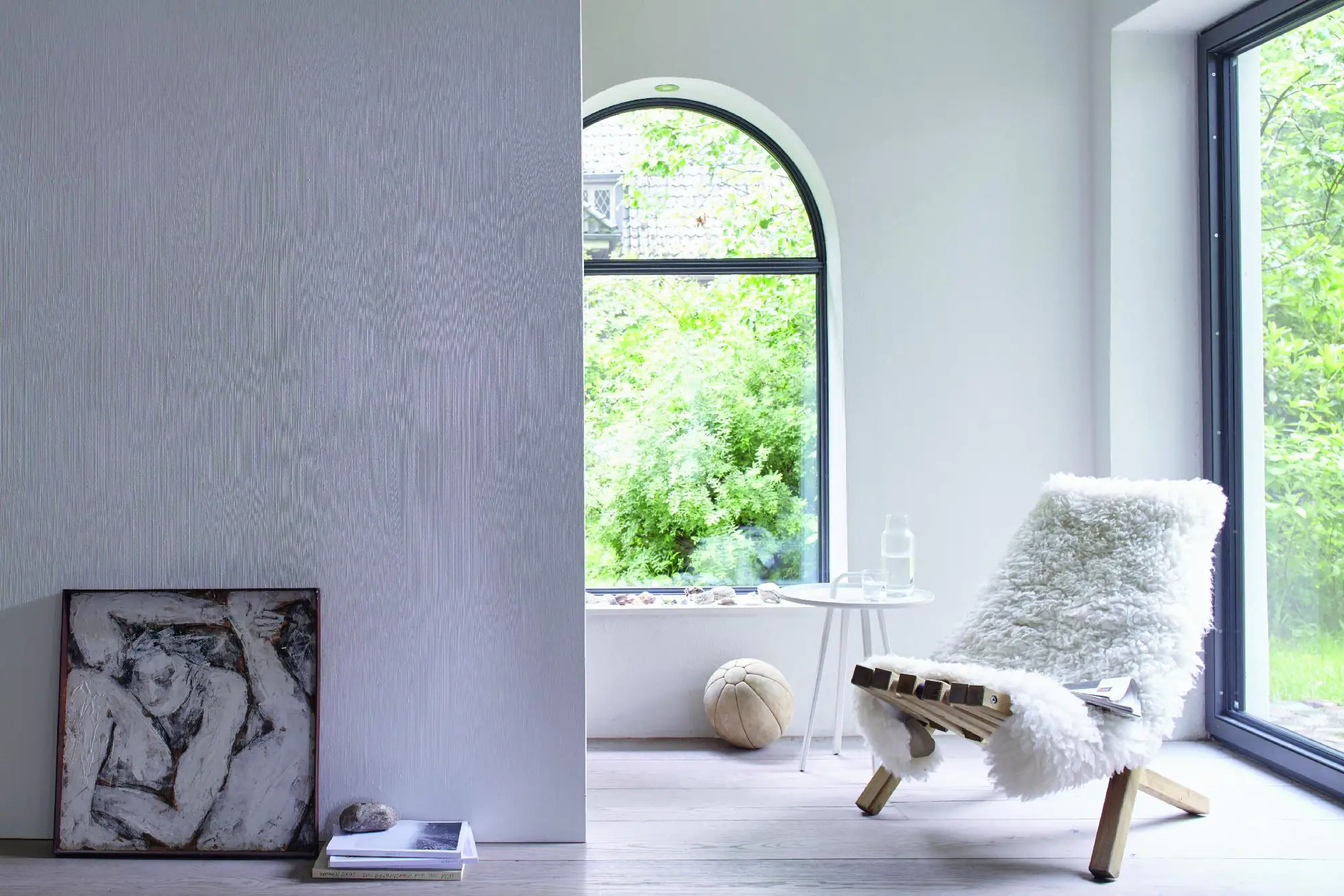 Alpina Farbrezepte Linien Effekt 4,5 L weiß